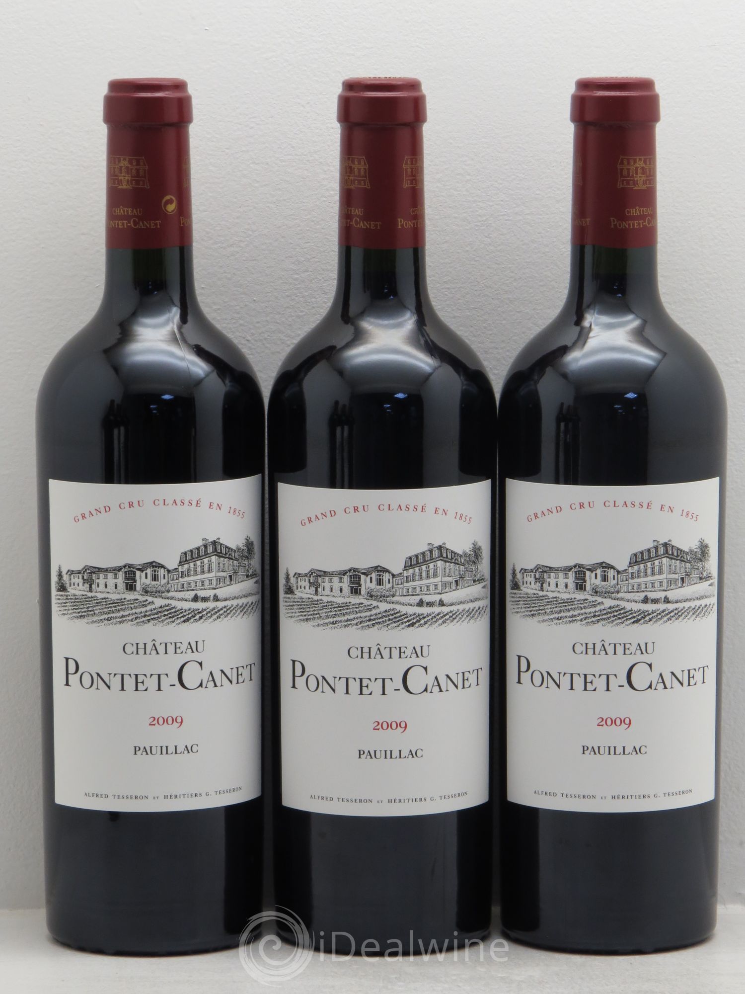 Château Pontet Canet 5ème Grand Cru Classé 2009 - Lot de 6 bouteilles - 1