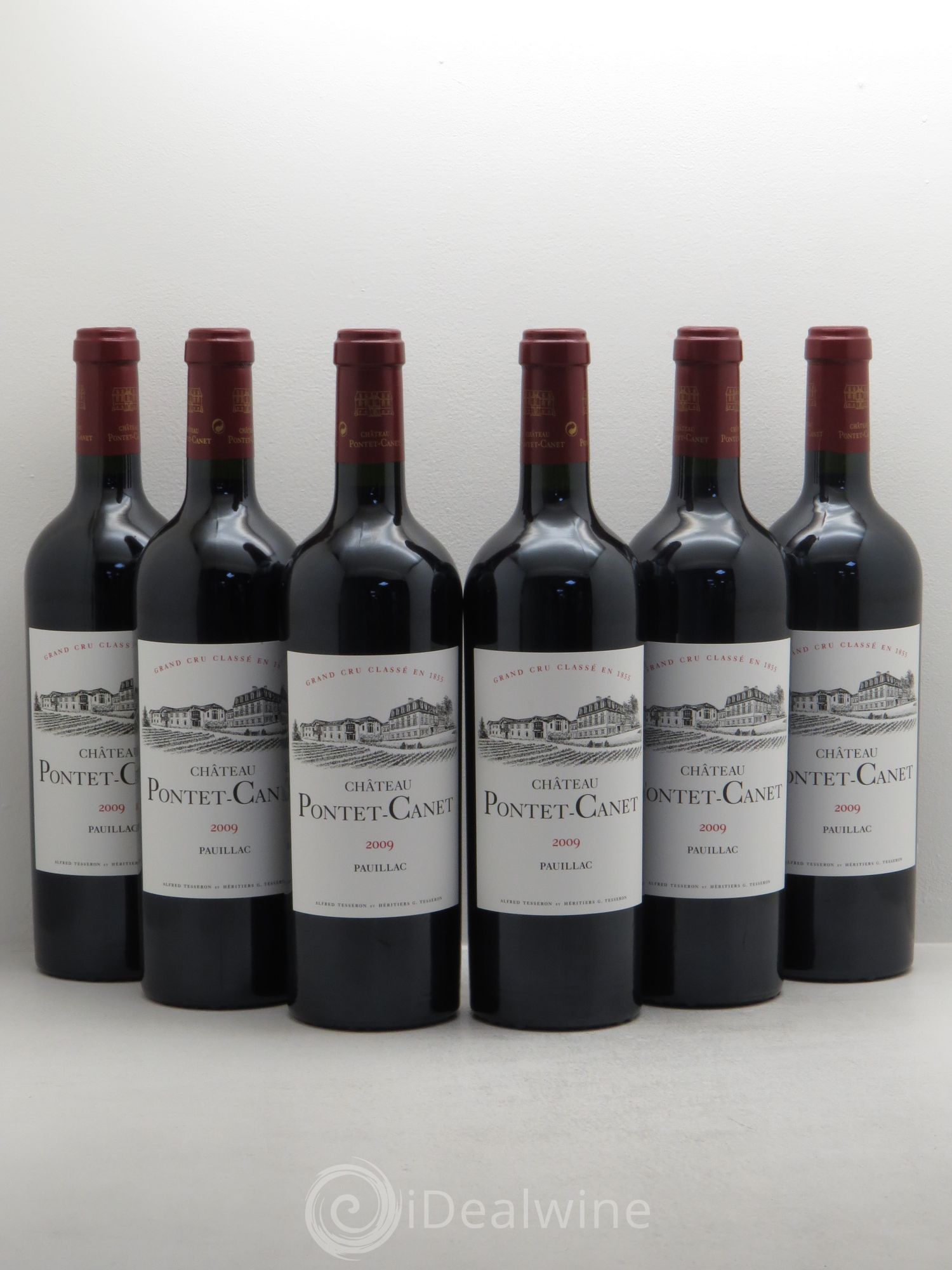 Château Pontet Canet 5ème Grand Cru Classé 2009 - Lot de 6 bouteilles - 0