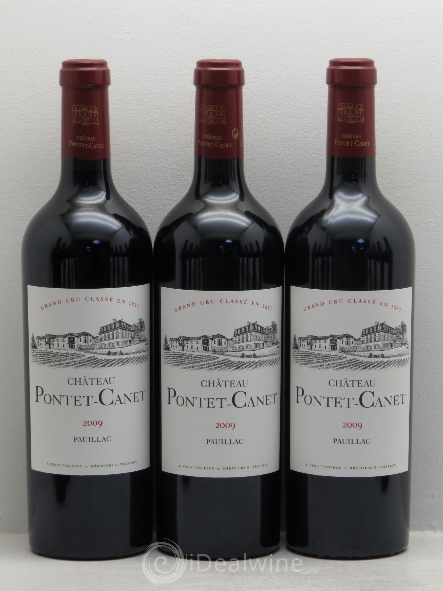 Château Pontet Canet 5ème Grand Cru Classé 2009 - Lot de 12 bouteilles - 1