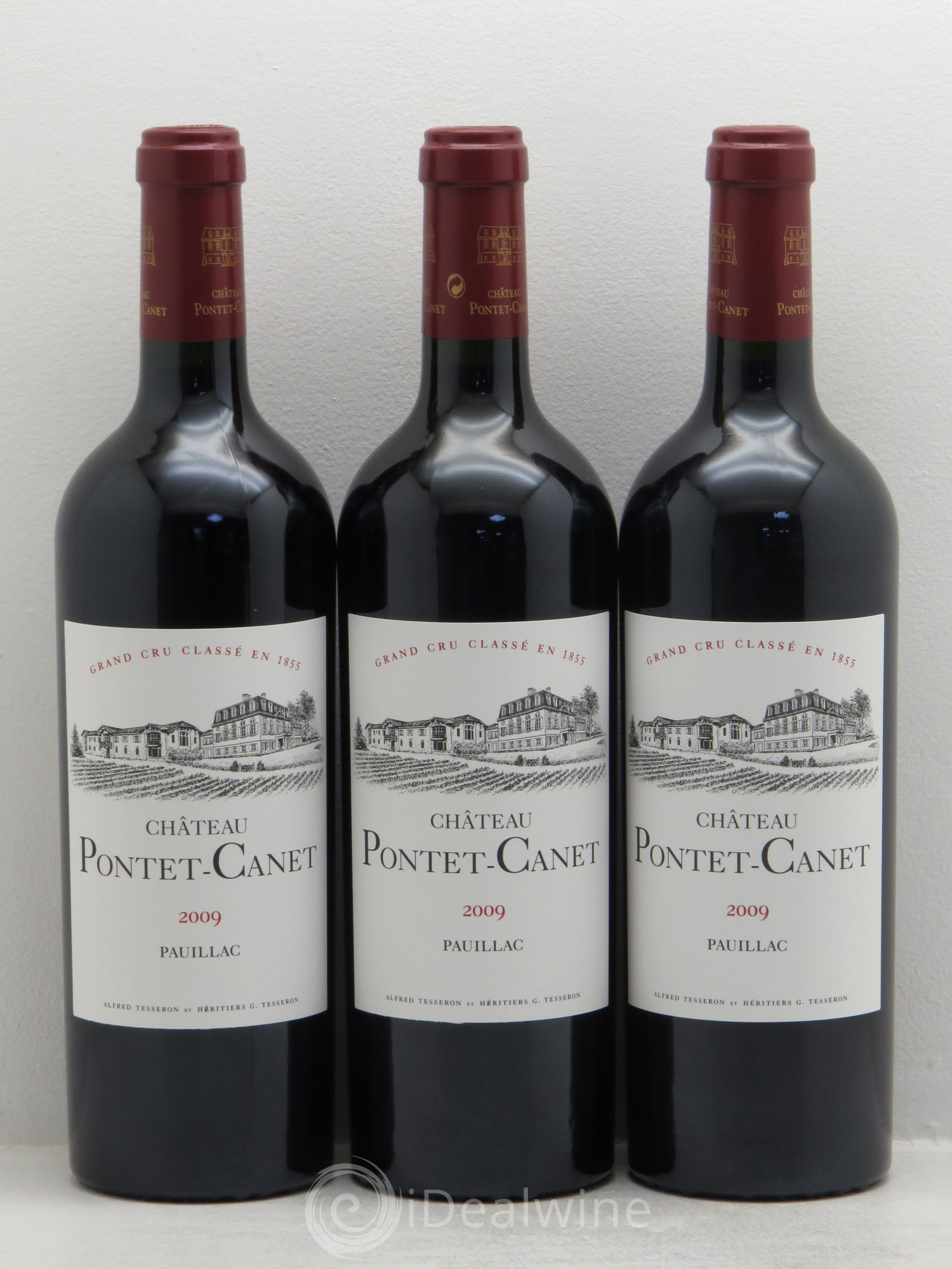 Château Pontet Canet 5ème Grand Cru Classé 2009 - Lot de 12 bouteilles - 1