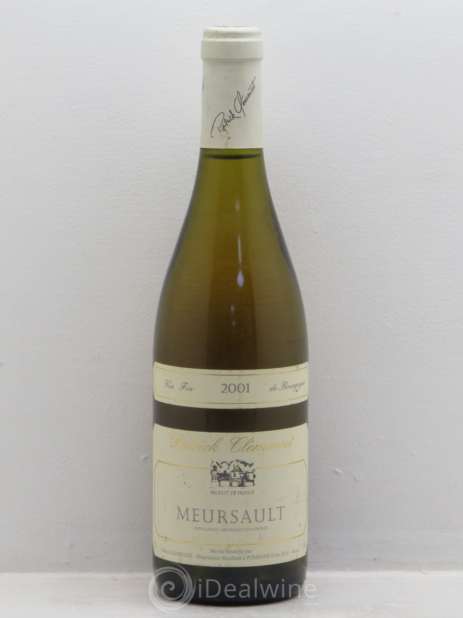 Meursault Domaine Clémencet 2001 - Posten von 1 Flasche - 0