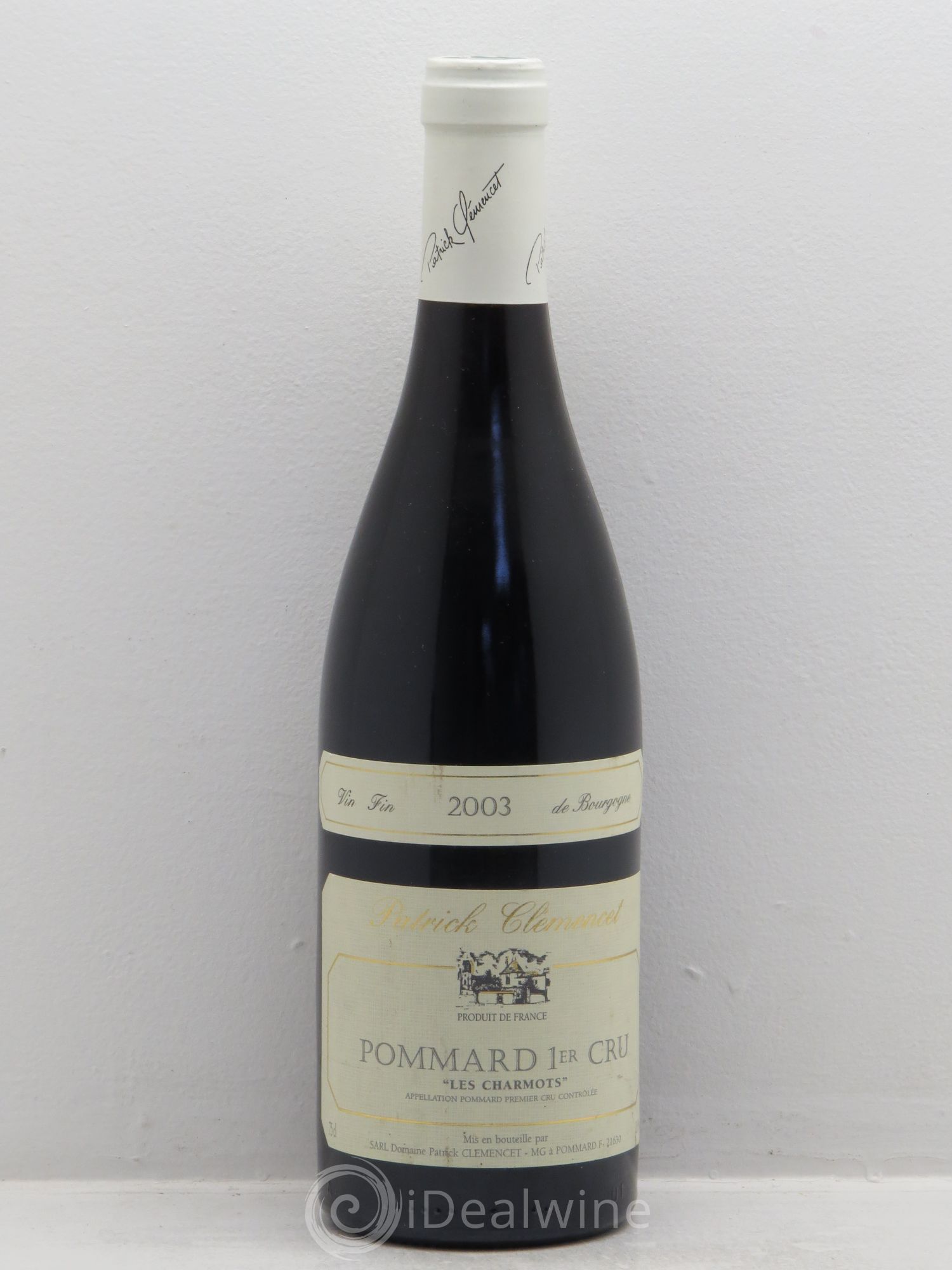 Pommard 1er Cru Domaine Clémencet 2003 - Lot de 1 bouteille - 0