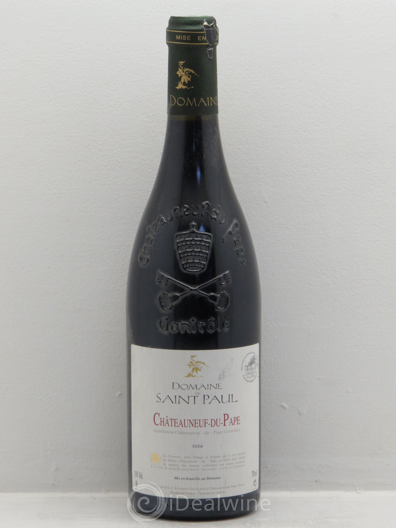 Châteauneuf-du-Pape Domaine Saint Paul 2006 - Posten von 1 Flasche - 0