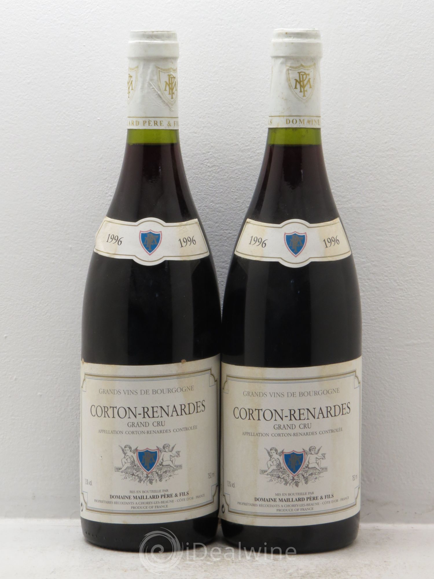 Corton Grand Cru Renardes Maillard 1996 - Posten von 2 Flaschen - 0