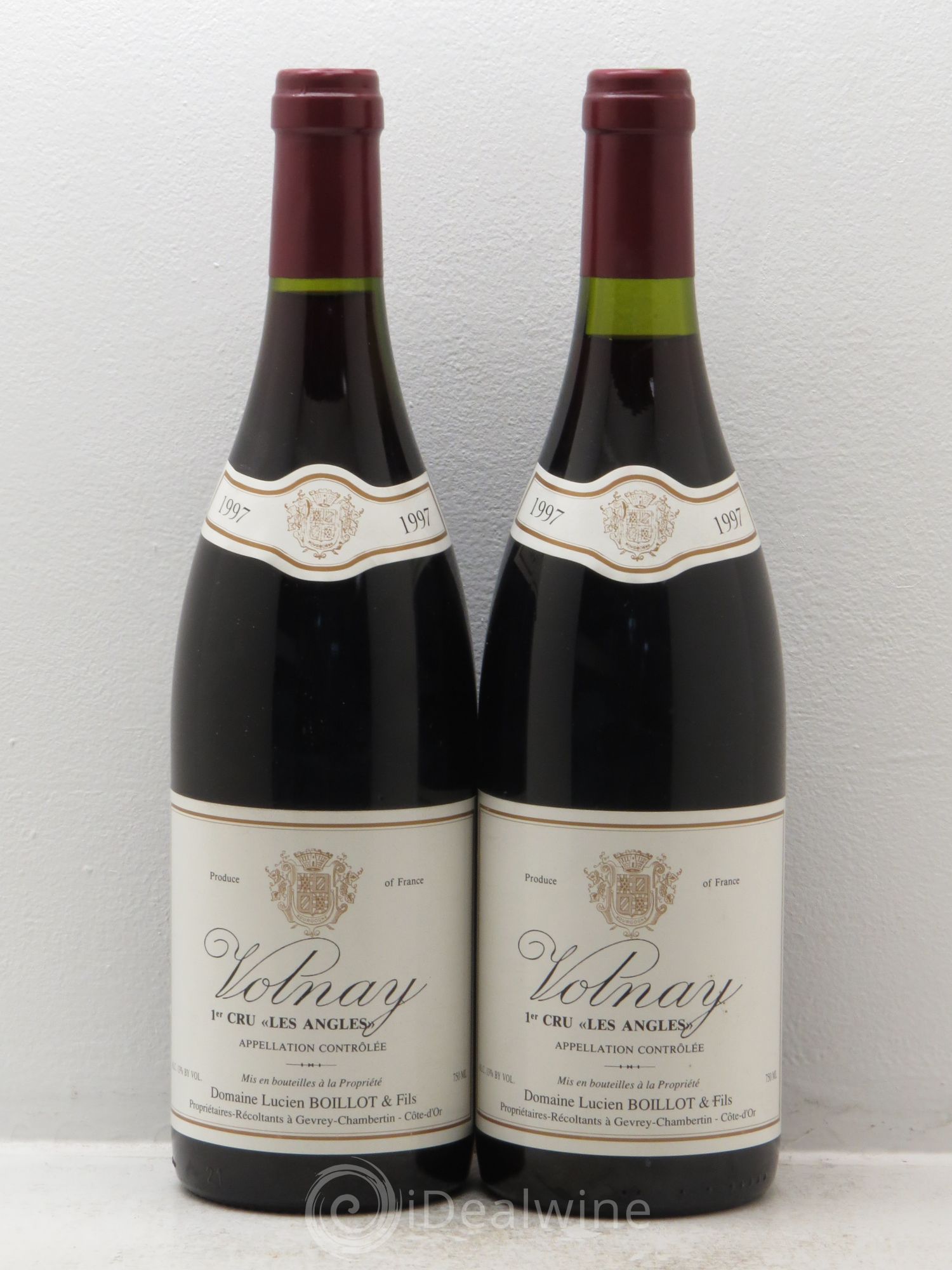 Volnay 1er Cru L.Boillot 1997 - Lot de 2 bouteilles - 0
