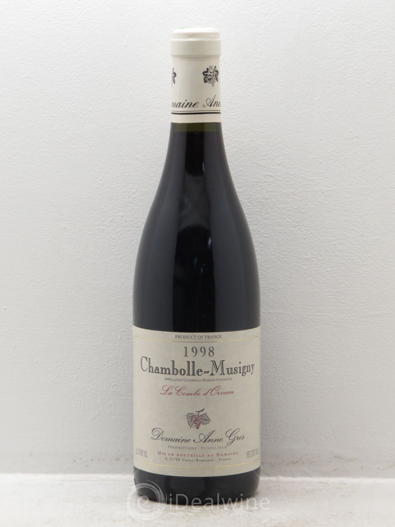 Chambolle-Musigny La Combe d'Orveau Anne Gros 1998 - Lot de 1 bouteille - 0