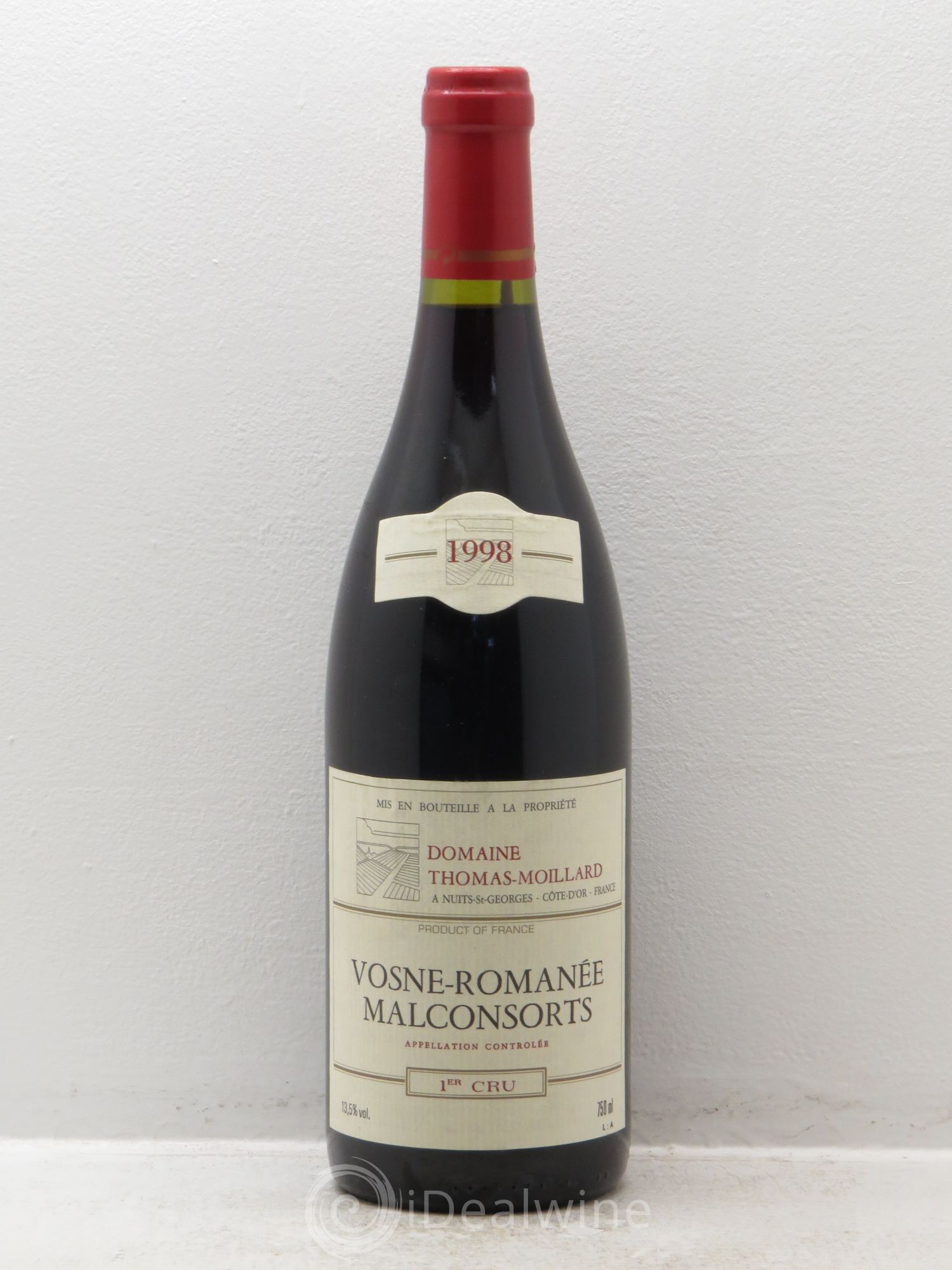 Vosne-Romanée 1er Cru Moillard Thomas 1998 - Lot de 1 bouteille - 0