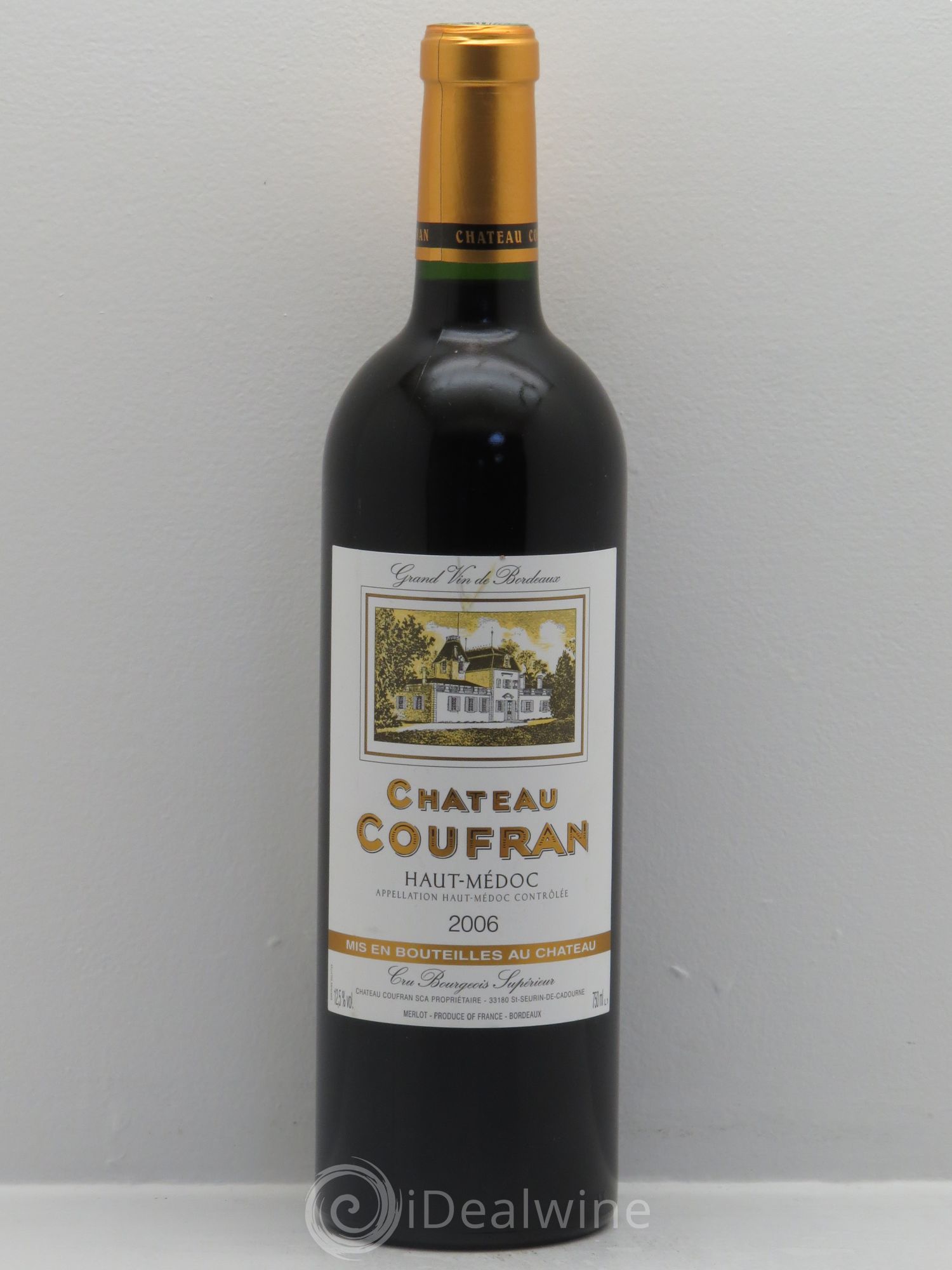 Château Coufran Cru Bourgeois 2006 - Lot de 1 bouteille - 0