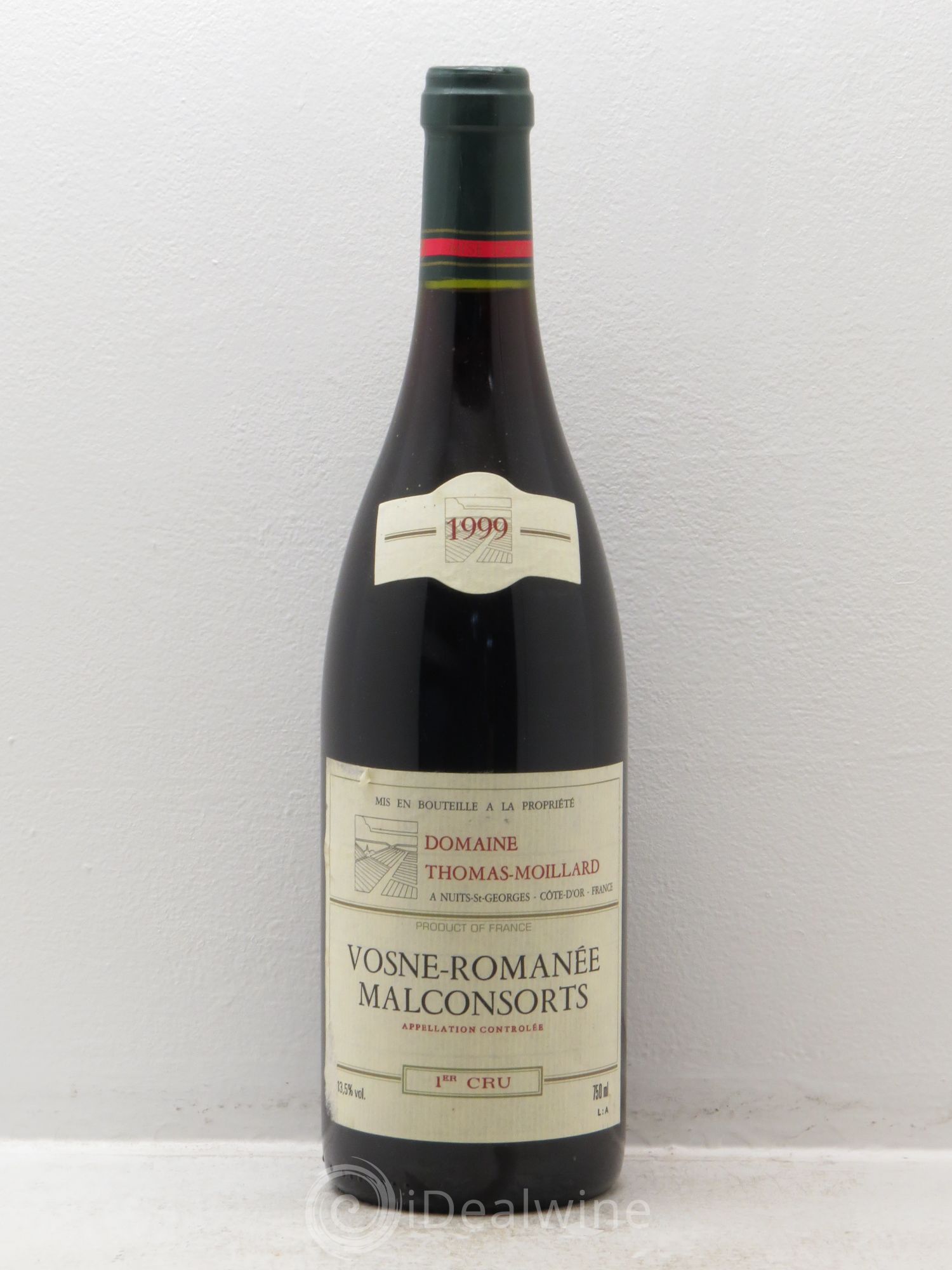 Vosne-Romanée 1er Cru Moillard Thomas 1999 - Lot de 1 bouteille - 0