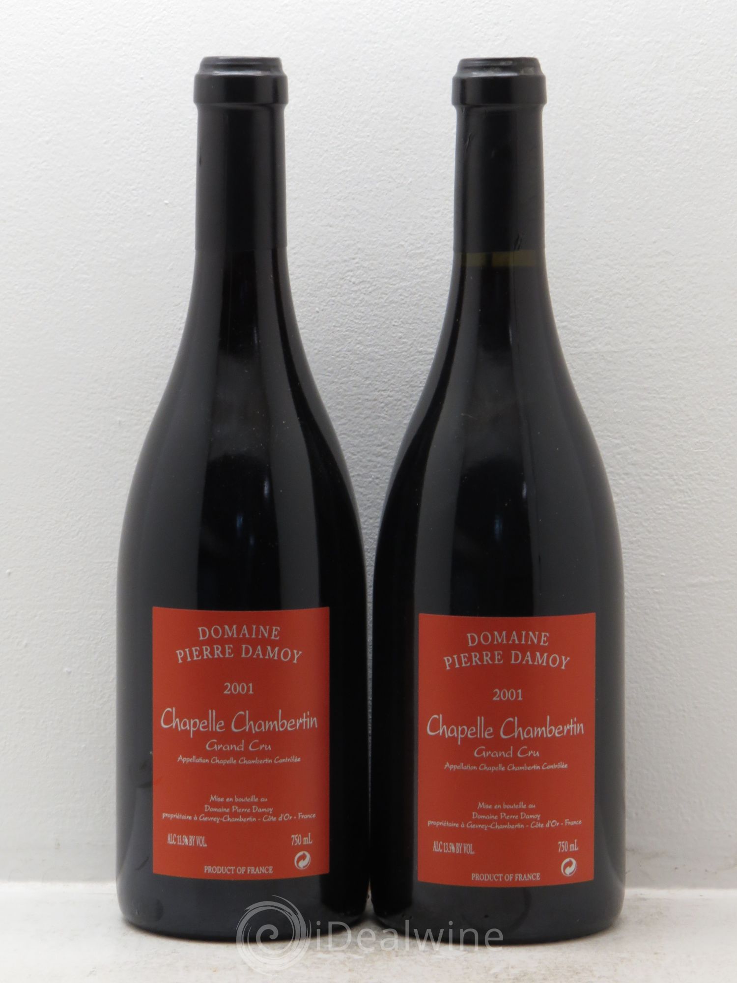 Chapelle-Chambertin Grand Cru Pierre Damoy 2001 - Lot de 2 bouteilles - 0