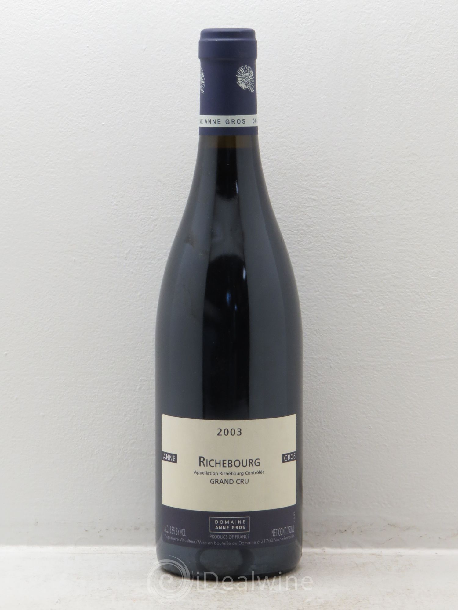 Richebourg Grand Cru Anne Gros 2003 - Lot de 1 bouteille - 0