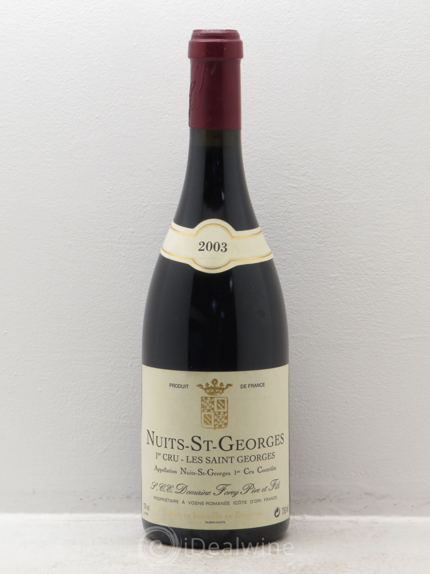 Nuits-Saint-Georges 1er Cru 2003 - Lot de 1 bouteille - 0
