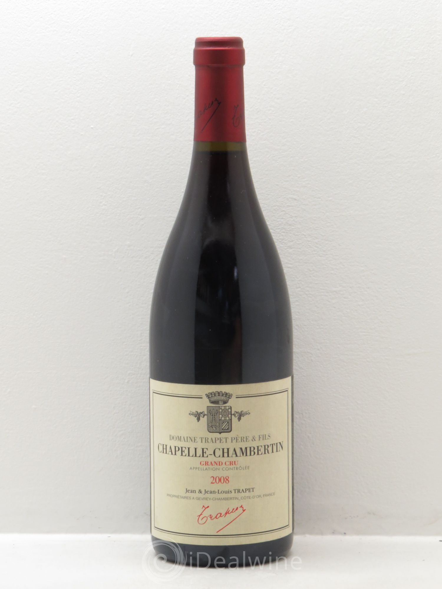 Chapelle-Chambertin Grand Cru Domaine Trapet 2008 - Lot de 1 bouteille - 0