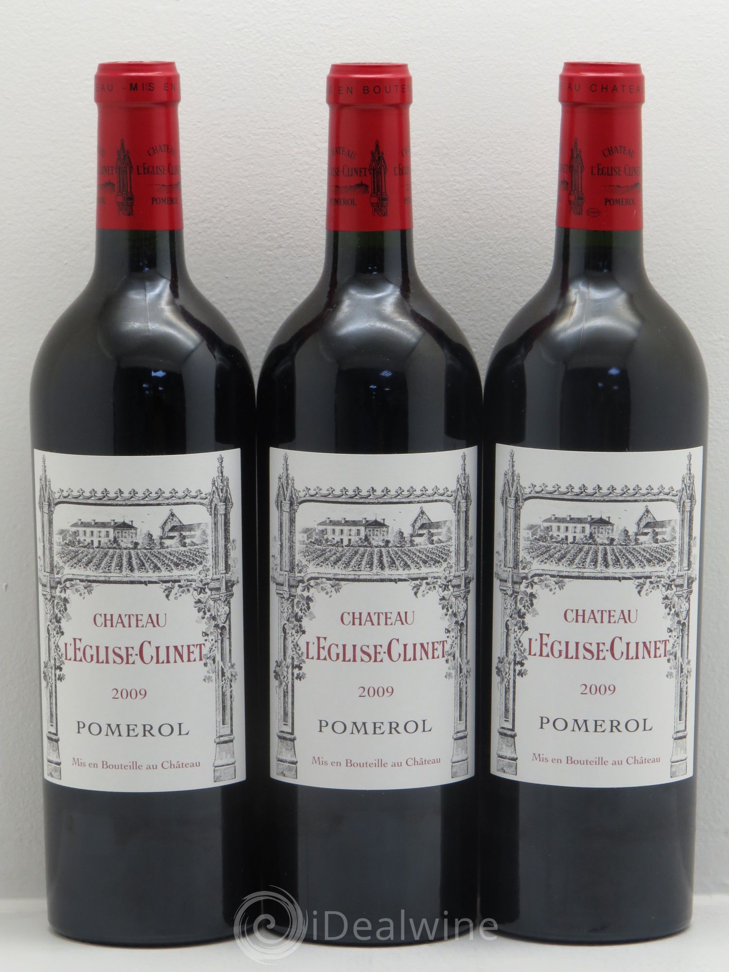 Château l' Église Clinet 2009 - Lot de 3 bouteilles - 0