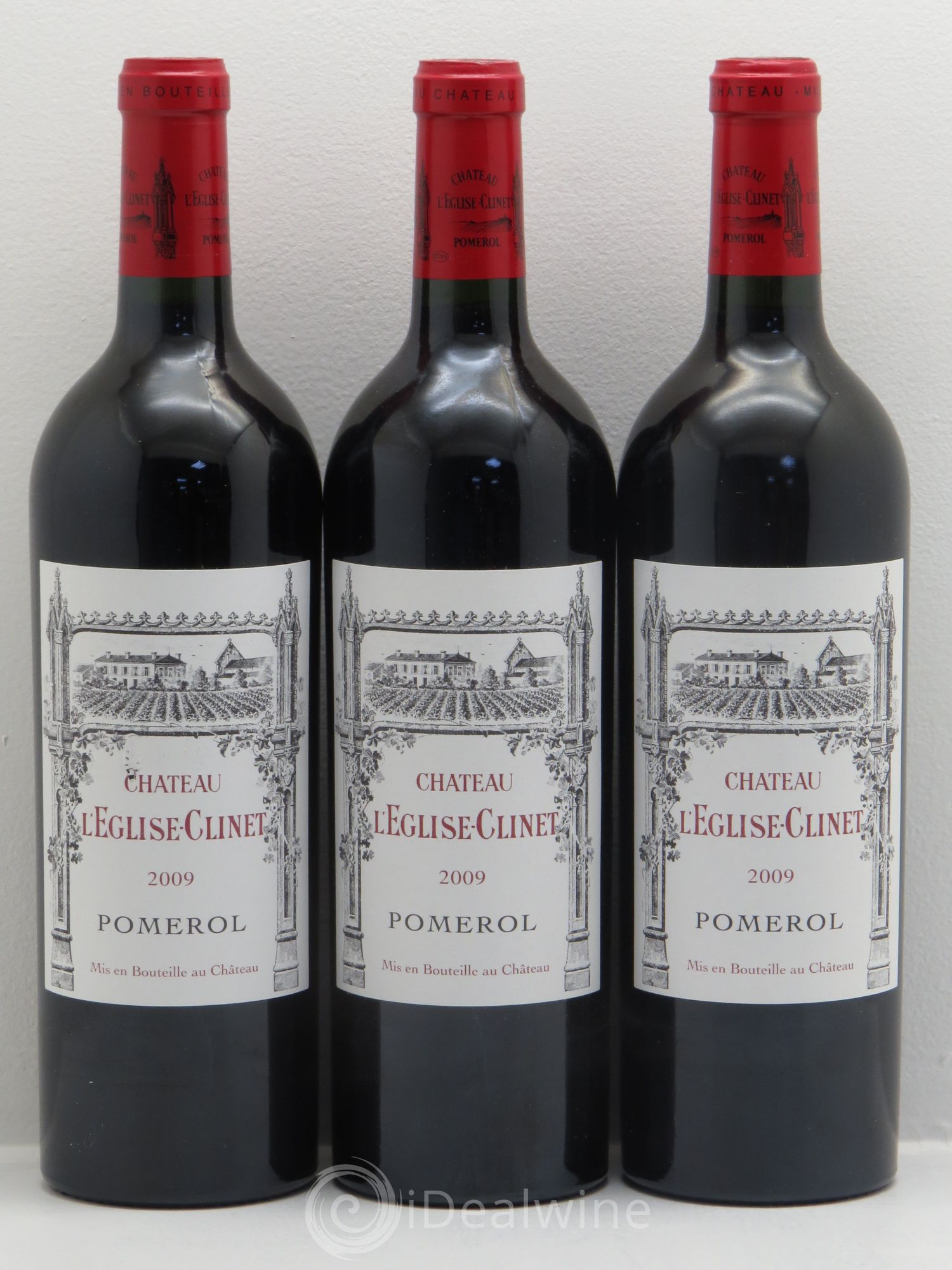 Château l' Église Clinet 2009 - Lot de 3 bouteilles - 0