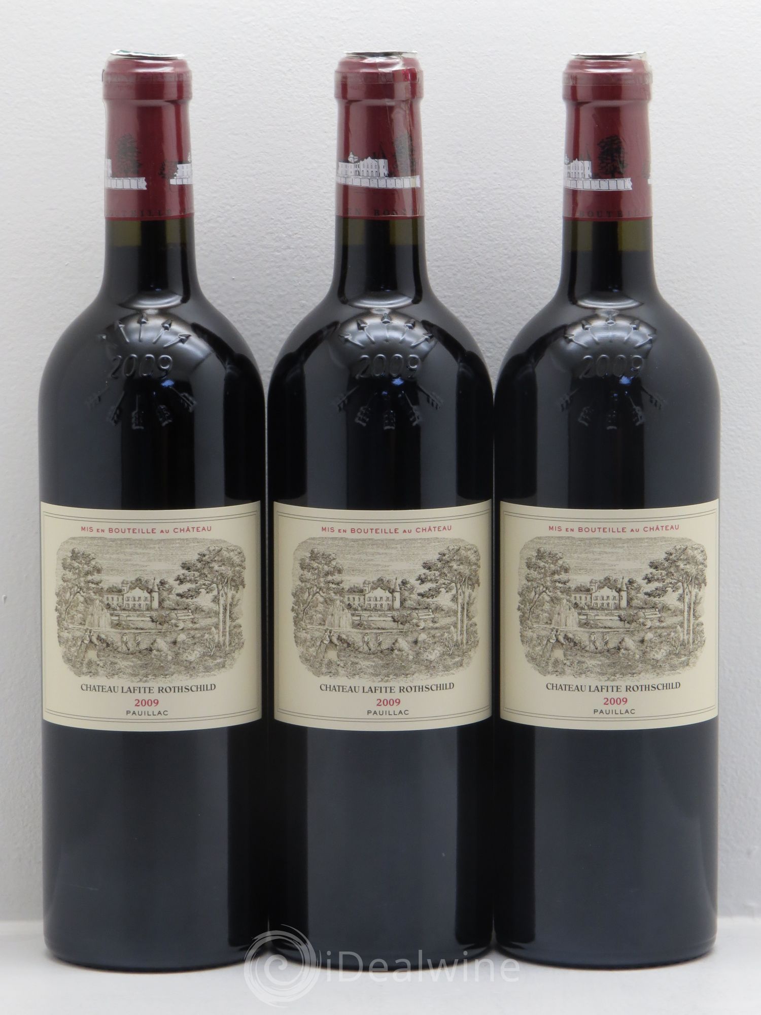 Château Lafite Rothschild 1er Grand Cru Classé 2009 - Lot de 3 bouteilles - 0