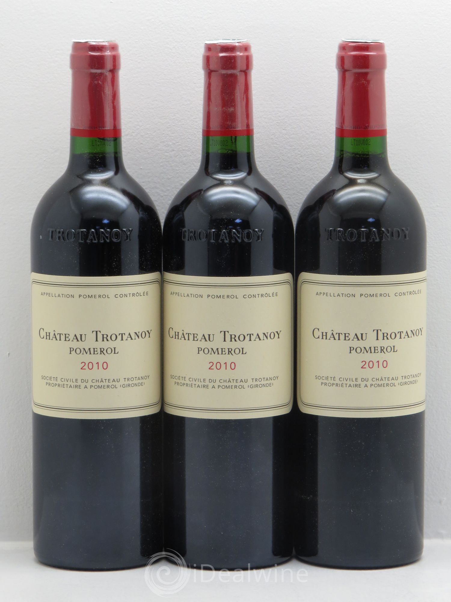 Château Trotanoy 2010 - Lot de 3 bouteilles - 0