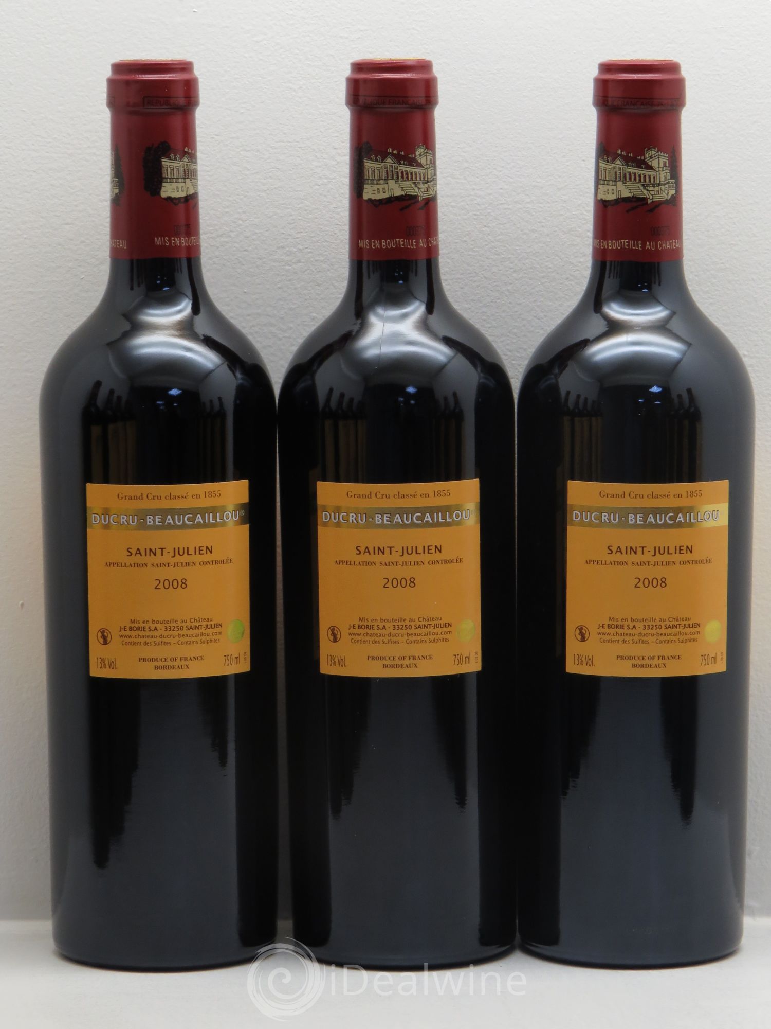 Château Ducru Beaucaillou 2ème Grand Cru Classé 2008 - Lot de 12 bouteilles - 2