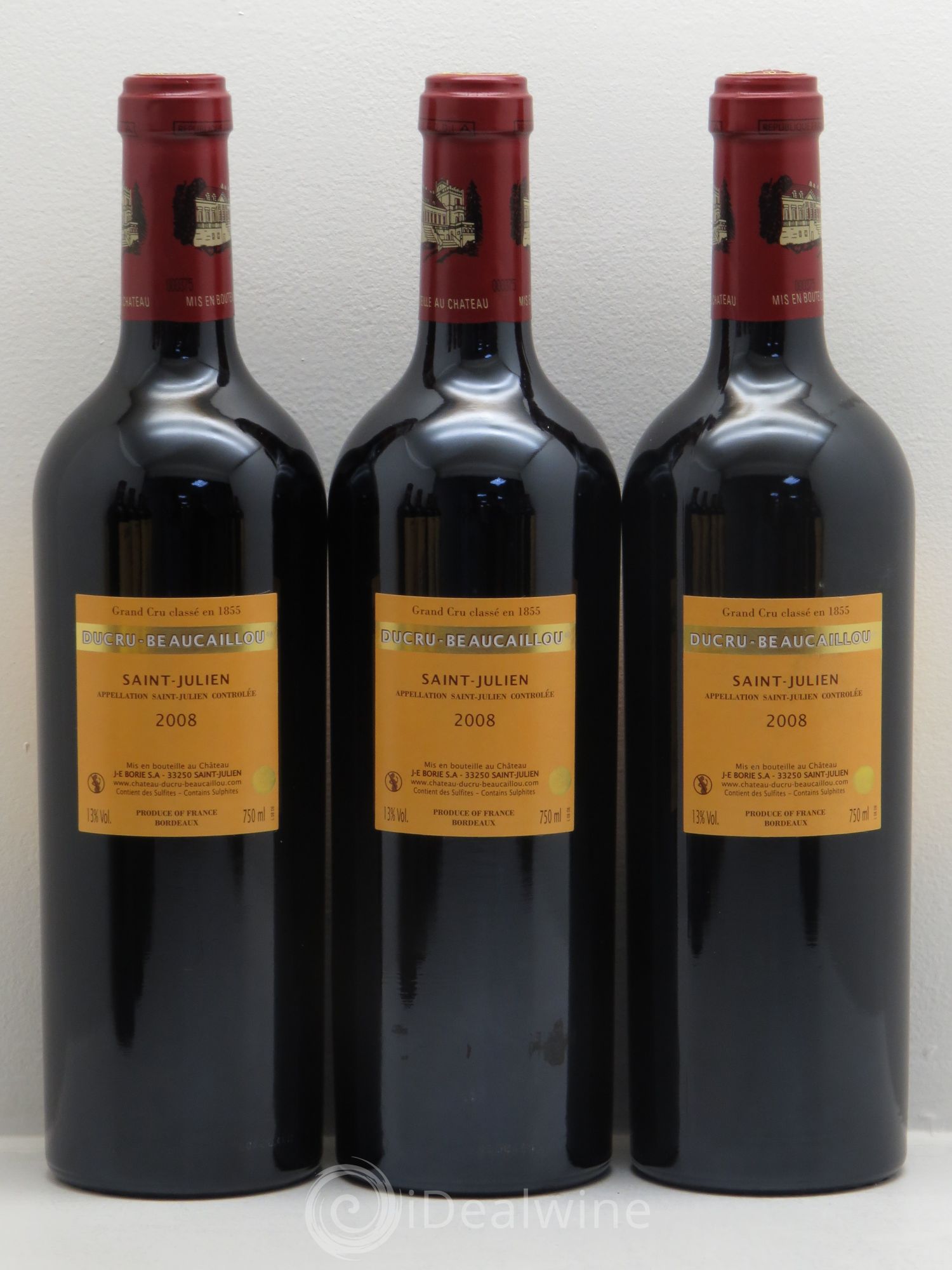 Château Ducru Beaucaillou 2ème Grand Cru Classé 2008 - Lot de 12 bouteilles - 4