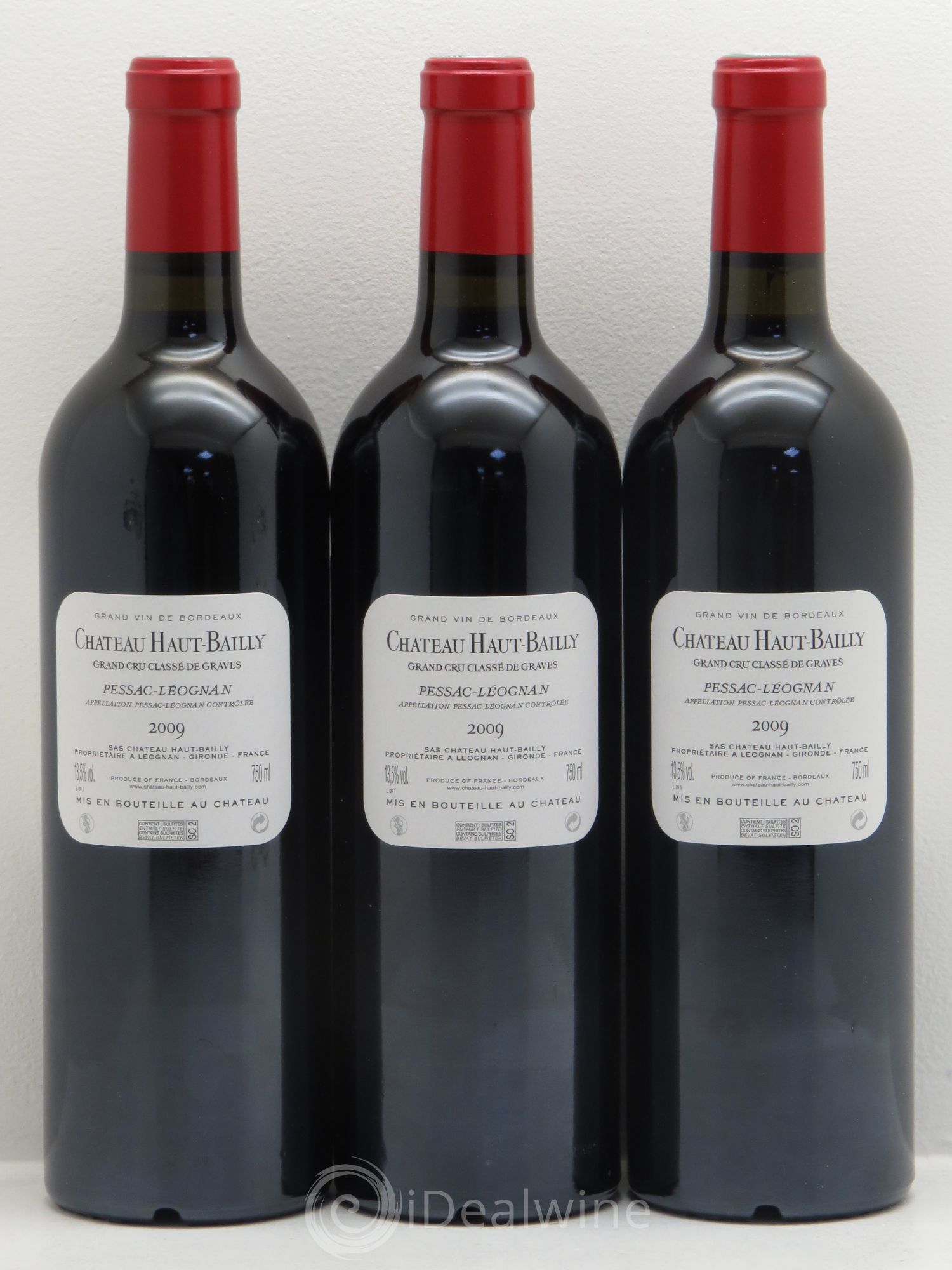 Château Haut-Bailly Cru Classé de Graves 2009 - Lot de 12 bouteilles - 8