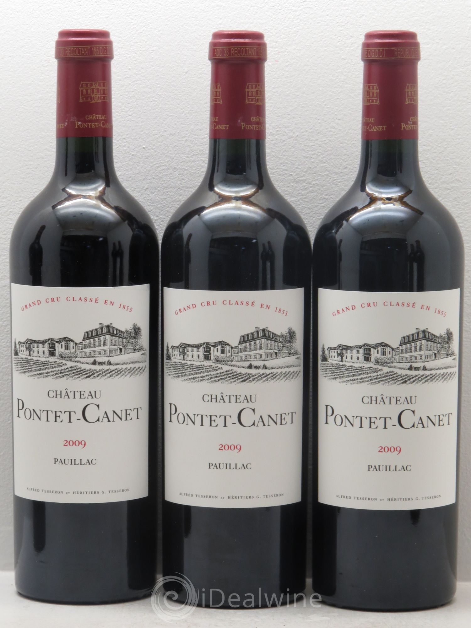 Château Pontet Canet 5ème Grand Cru Classé 2009 - Lot de 6 bouteilles - 1
