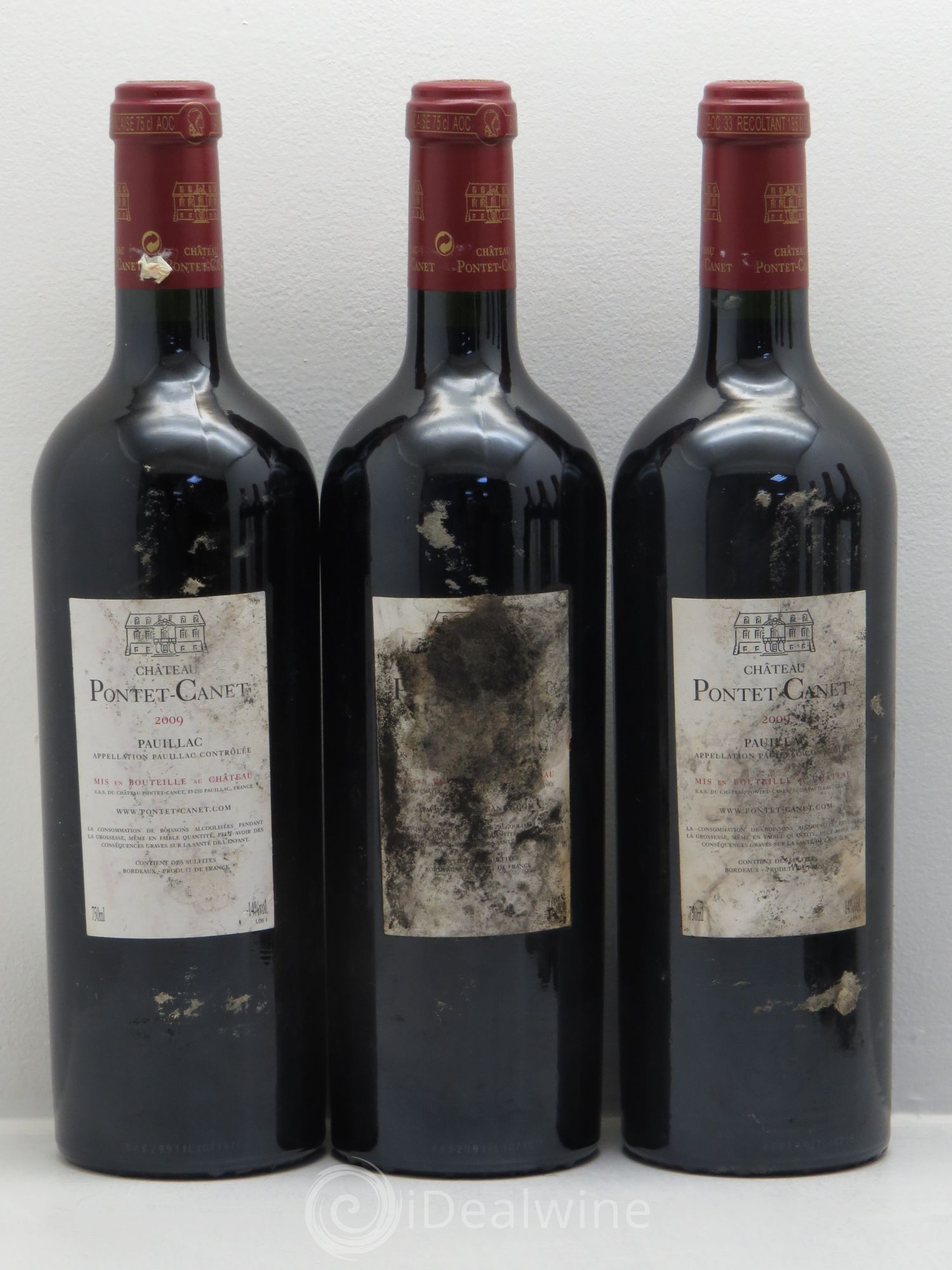 Château Pontet Canet 5ème Grand Cru Classé 2009 - Lot de 6 bouteilles - 6