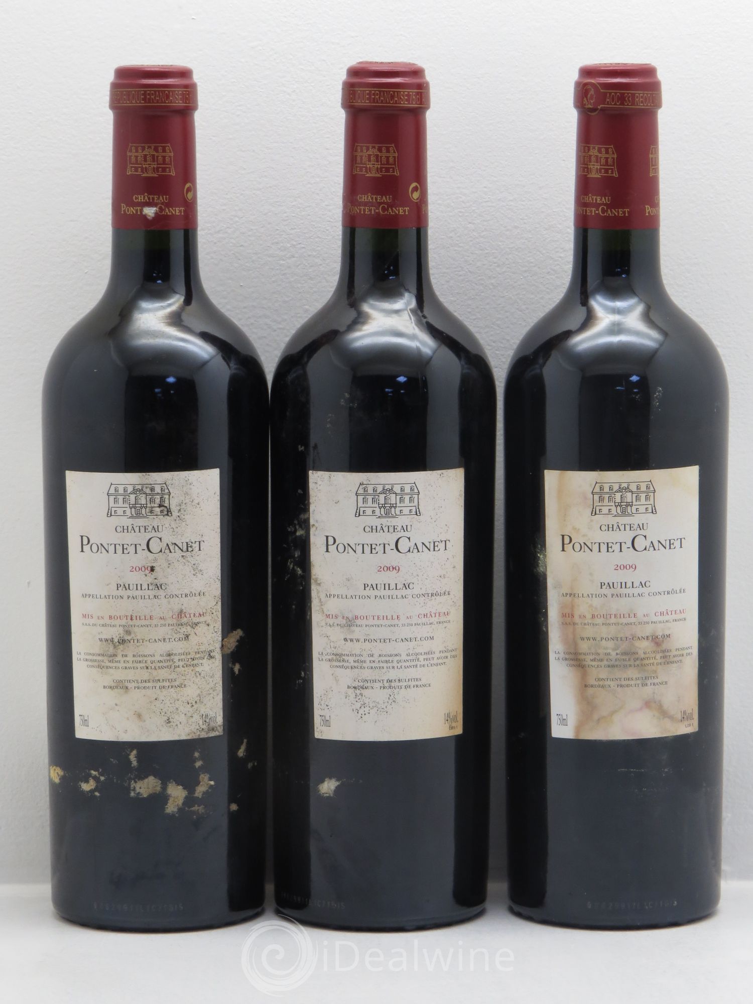 Château Pontet Canet 5ème Grand Cru Classé 2009 - Lot de 6 bouteilles - 8