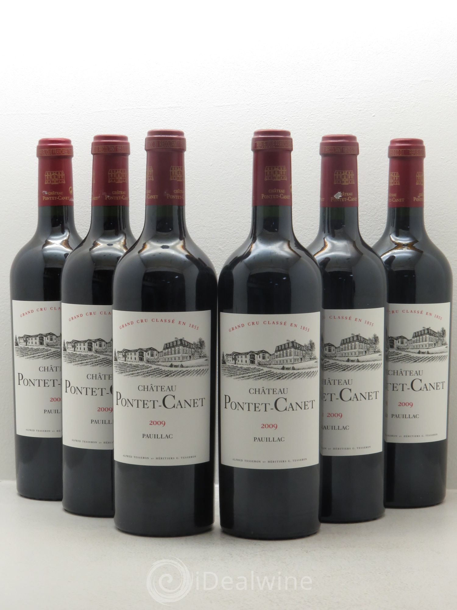 Château Pontet Canet 5ème Grand Cru Classé 2009 - Lot de 6 bouteilles - 0