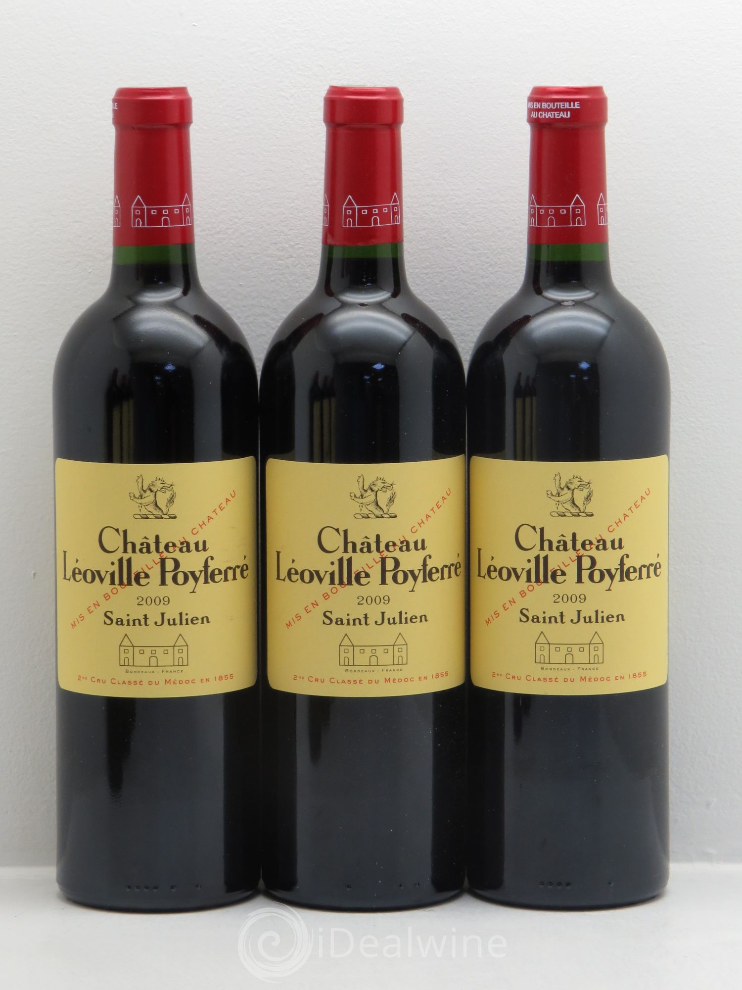 Château Léoville Poyferré 2ème Grand Cru Classé 2009 - Lot de 6 bouteilles - 1