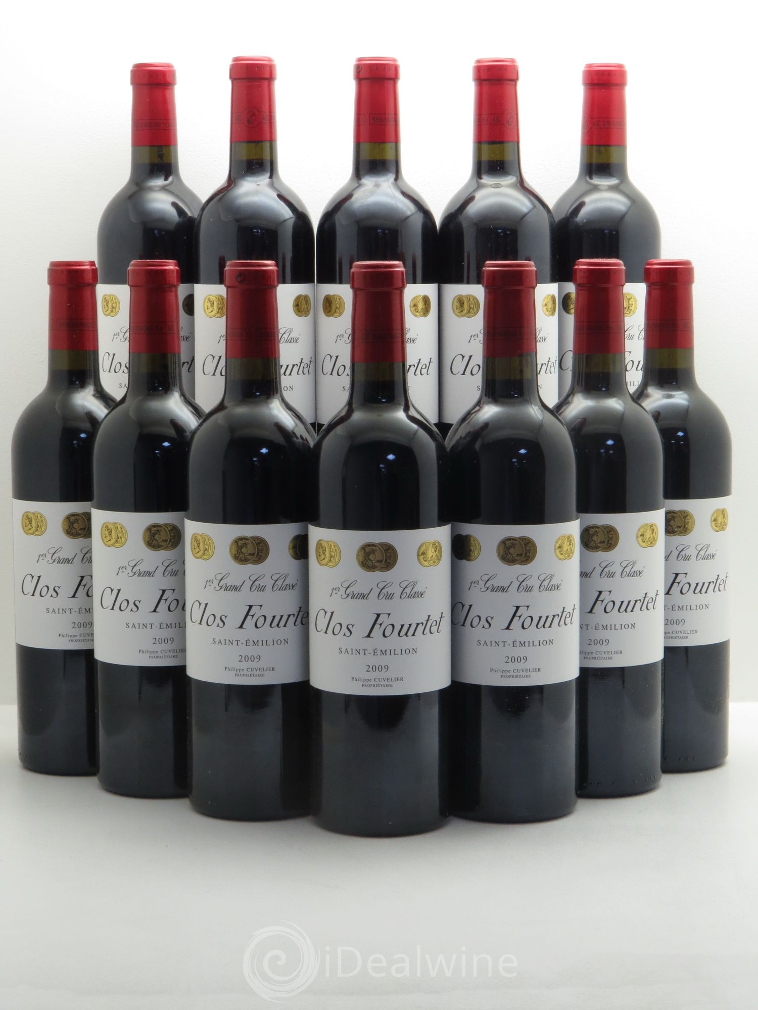 Clos Fourtet 1er Grand Cru Classé B 2009 - Lot de 12 bouteilles - 0