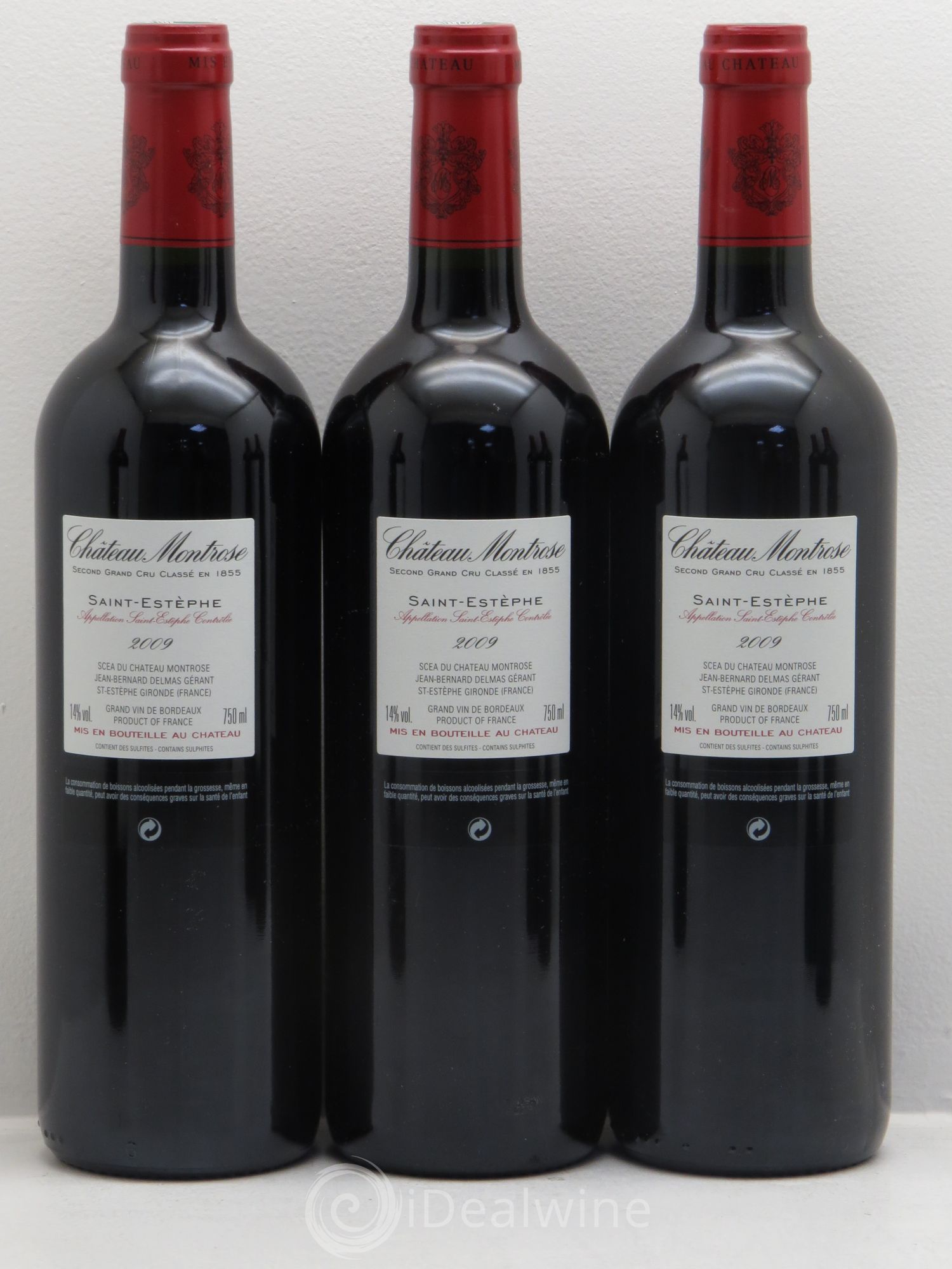 Château Montrose 2ème Grand Cru Classé 2009 - Lot de 12 bouteilles - 6