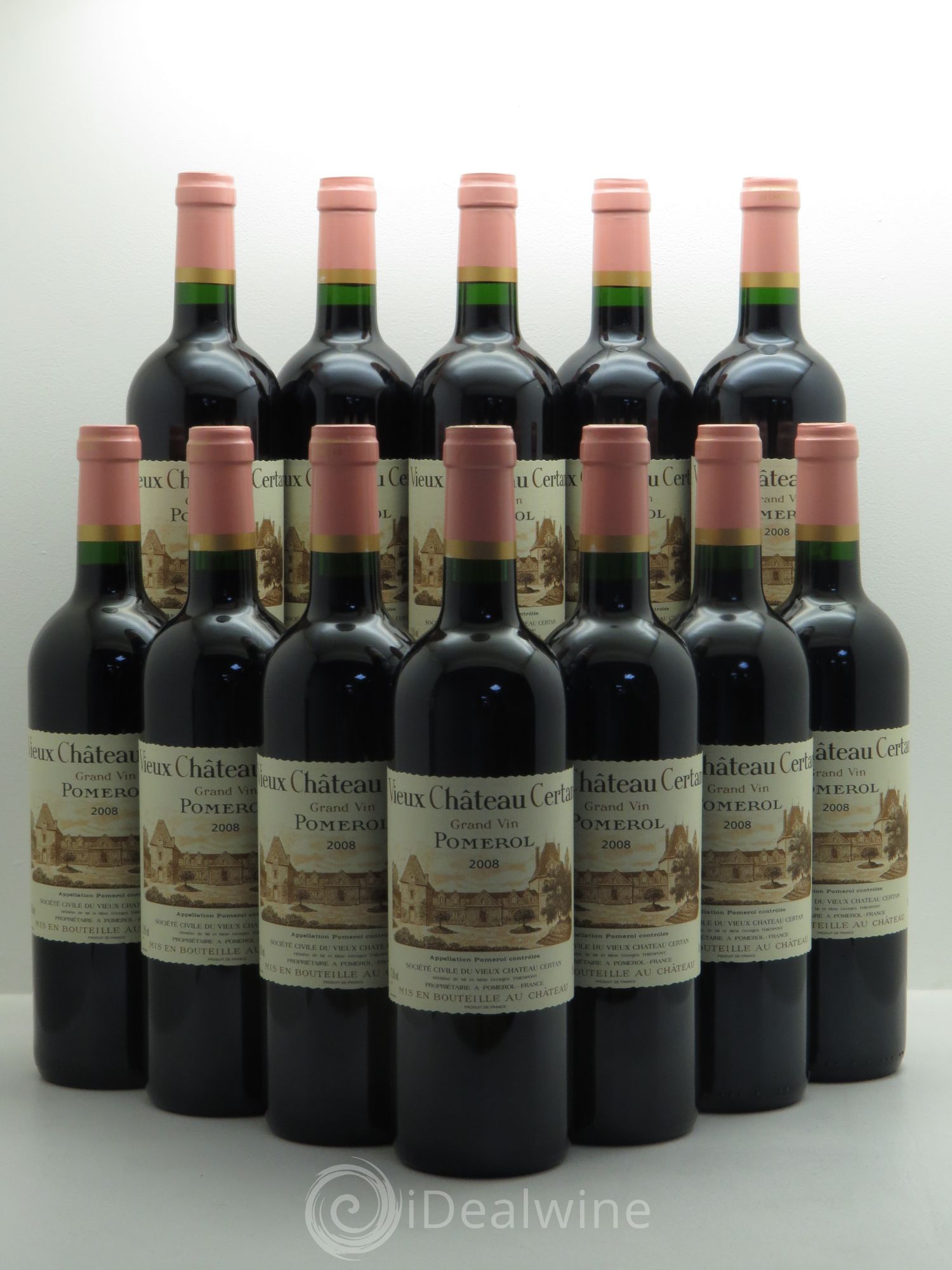 Vieux Château Certan 2008 - Lot de 12 bouteilles - 0
