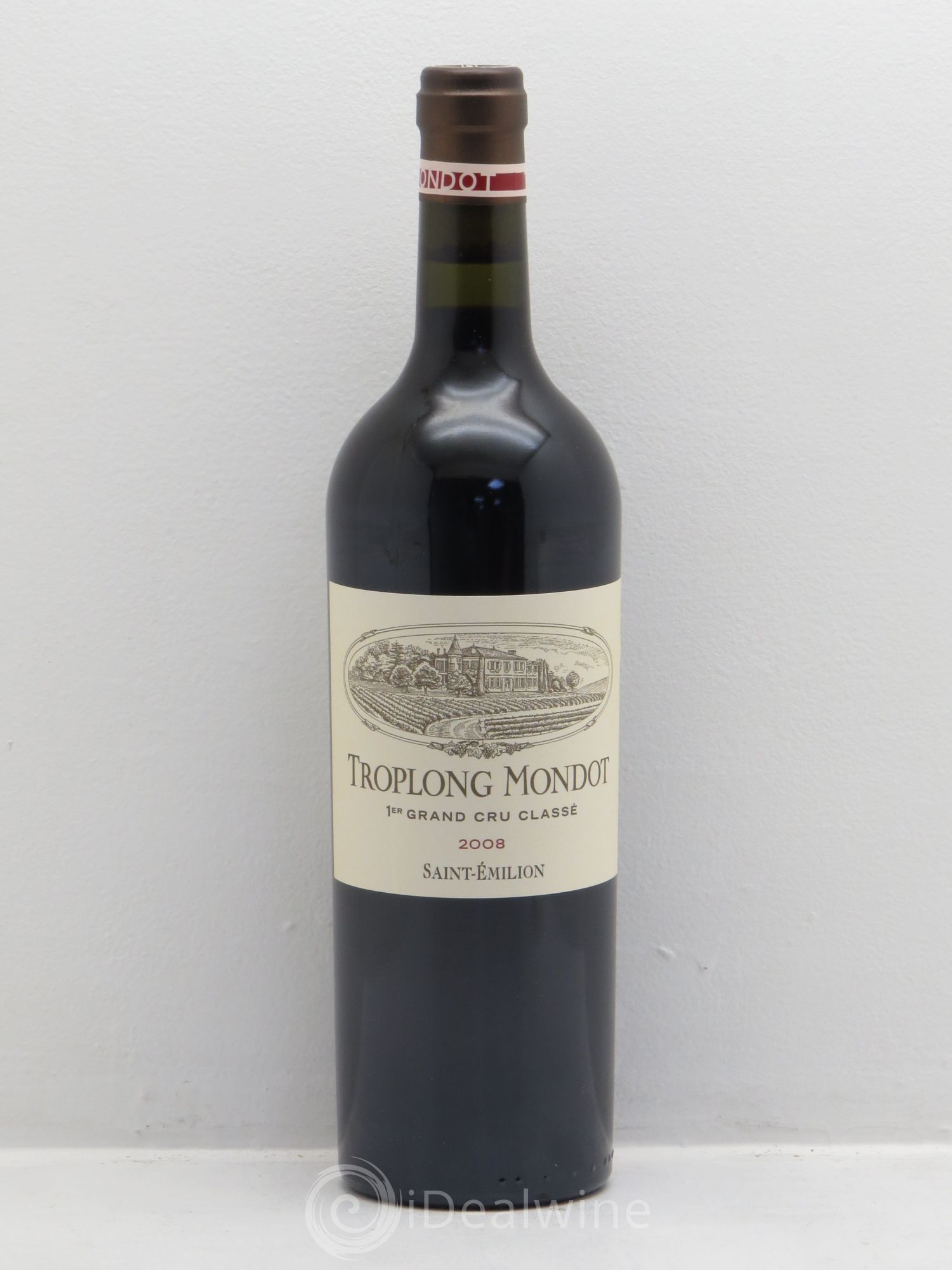 Château Troplong Mondot 1er Grand Cru Classé B 2008 - Lot de 6 bouteilles - 0