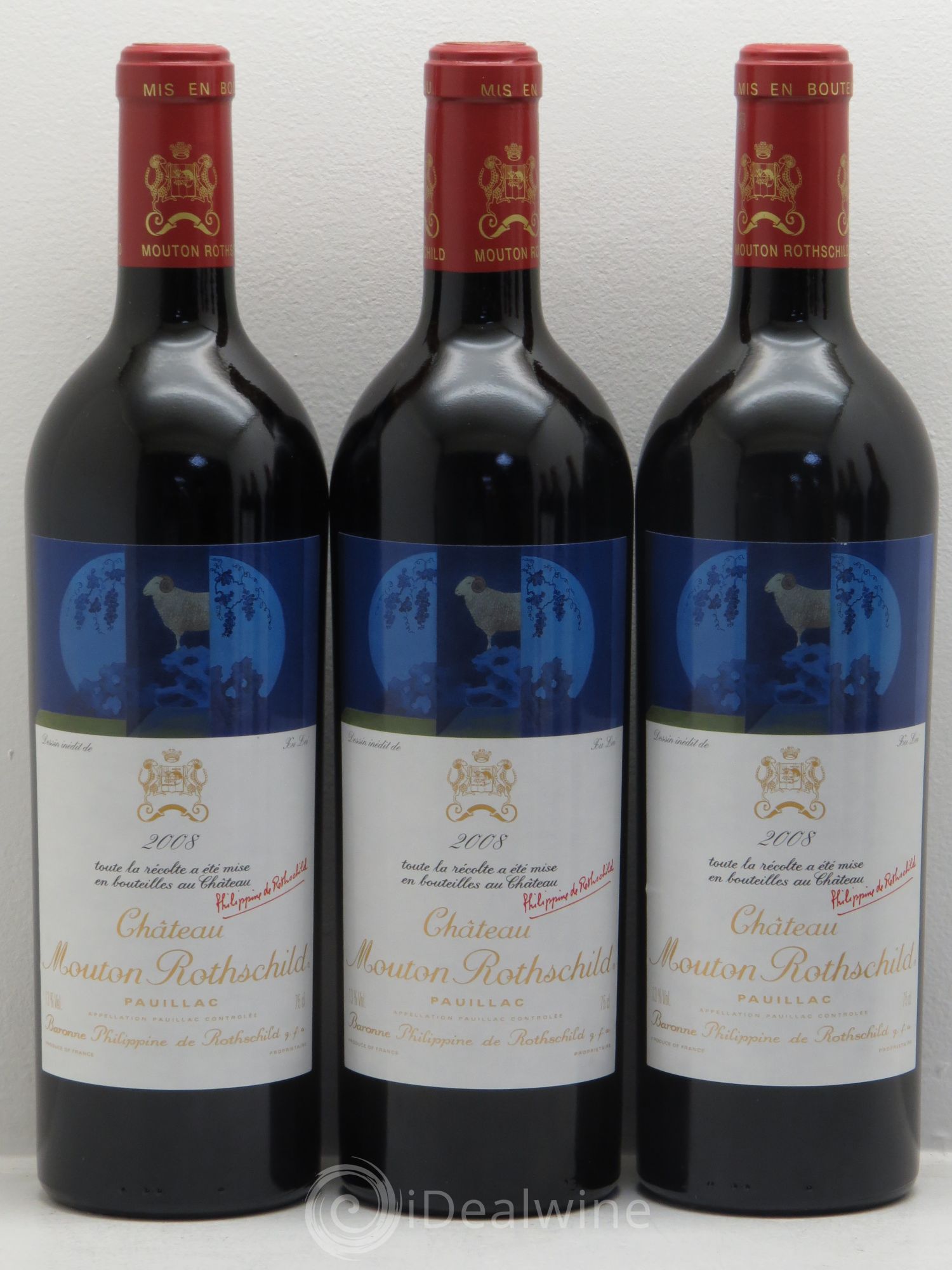 Château Mouton Rothschild 1er Grand Cru Classé 2008 - Lot de 6 bouteilles - 3