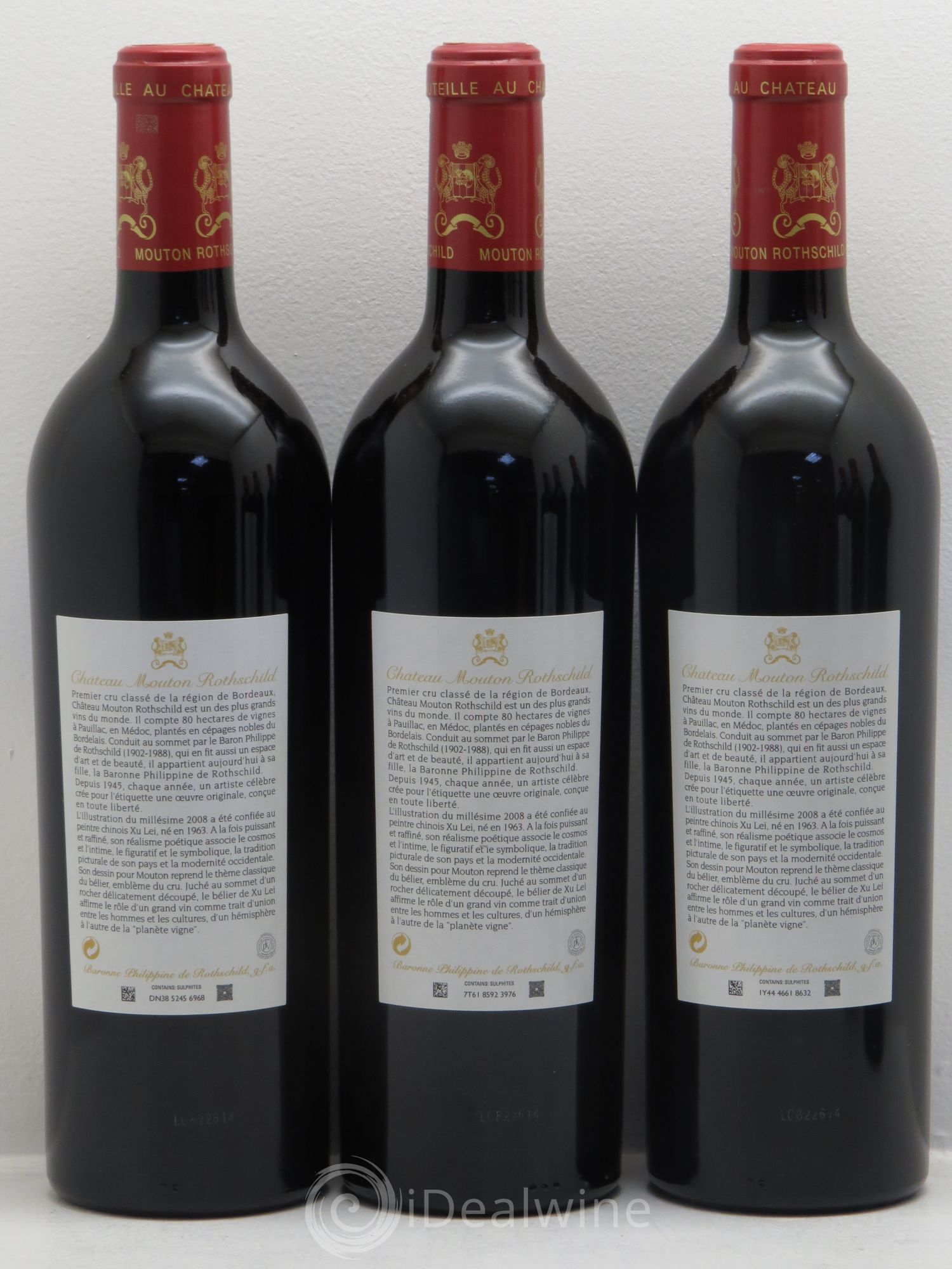 Château Mouton Rothschild 1er Grand Cru Classé 2008 - Lot de 6 bouteilles - 4