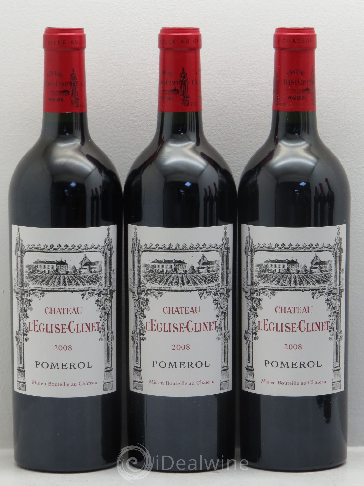 Château Clinet 2008 - Lot de 6 bouteilles - 1