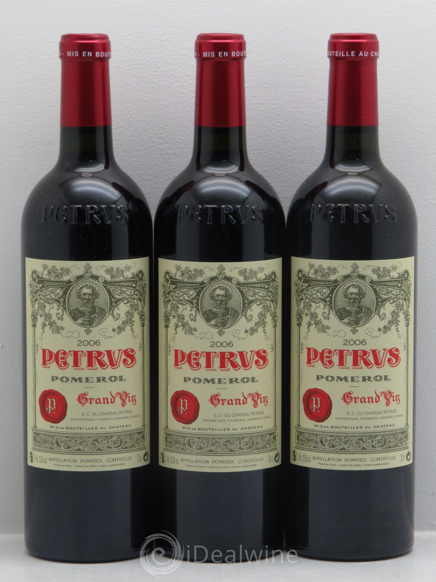 Petrus 2006 - Lot de 3 bouteilles - 0