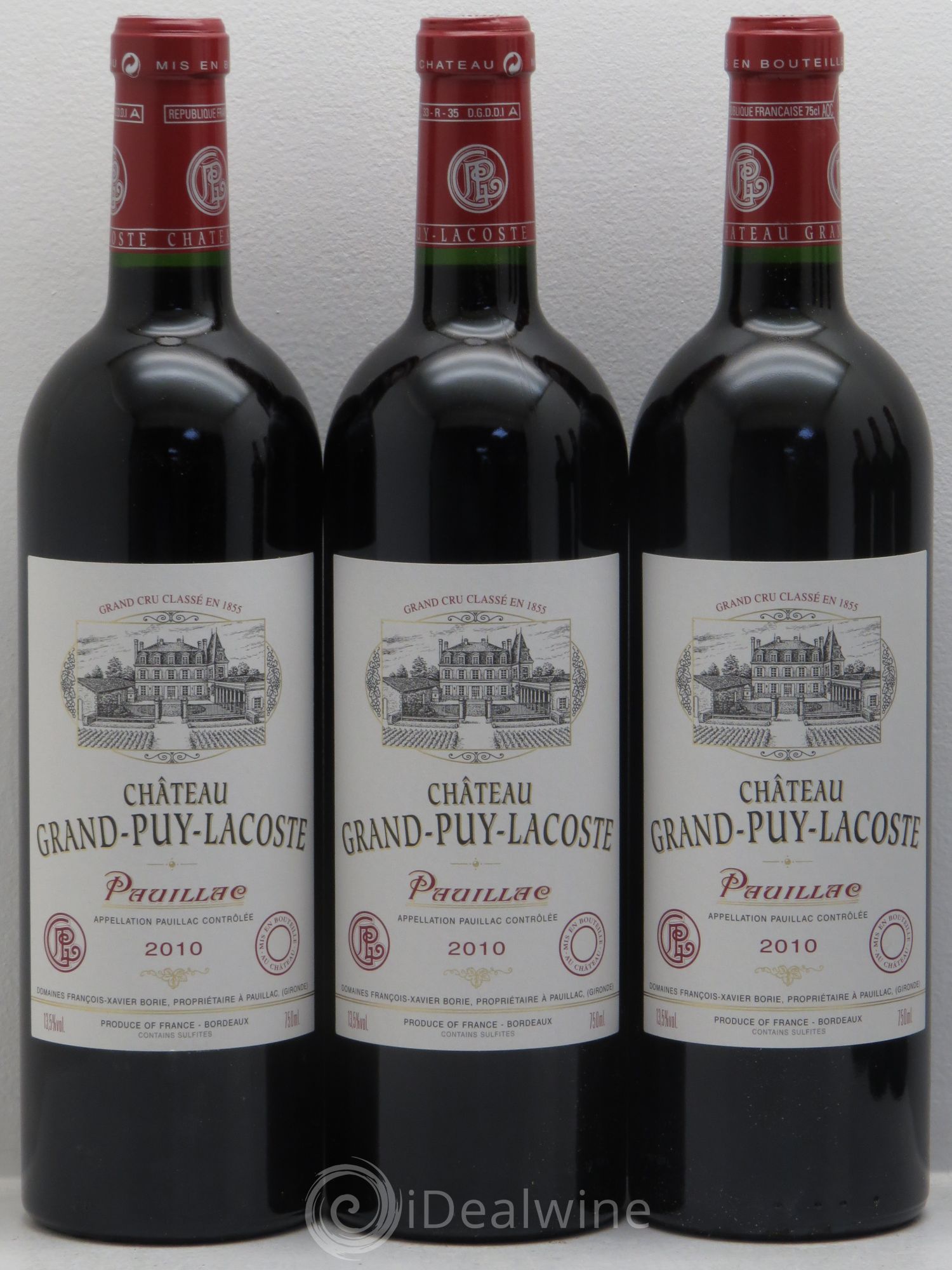 Château Grand Puy Lacoste 5ème Grand Cru Classé 2010 - Lot de 12 bouteilles - 3