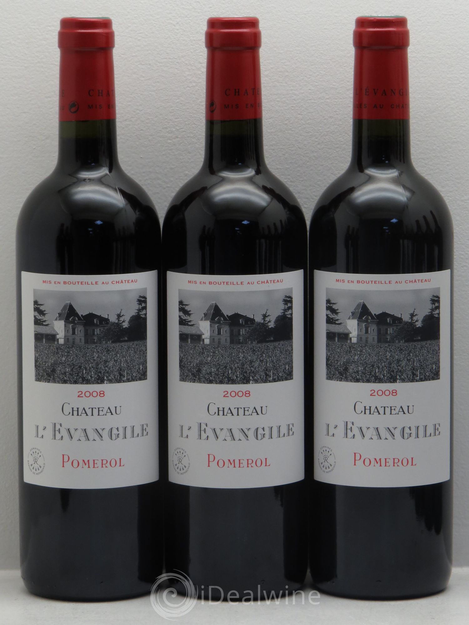 Château l' Évangile 2008 - Lot de 12 bouteilles - 1