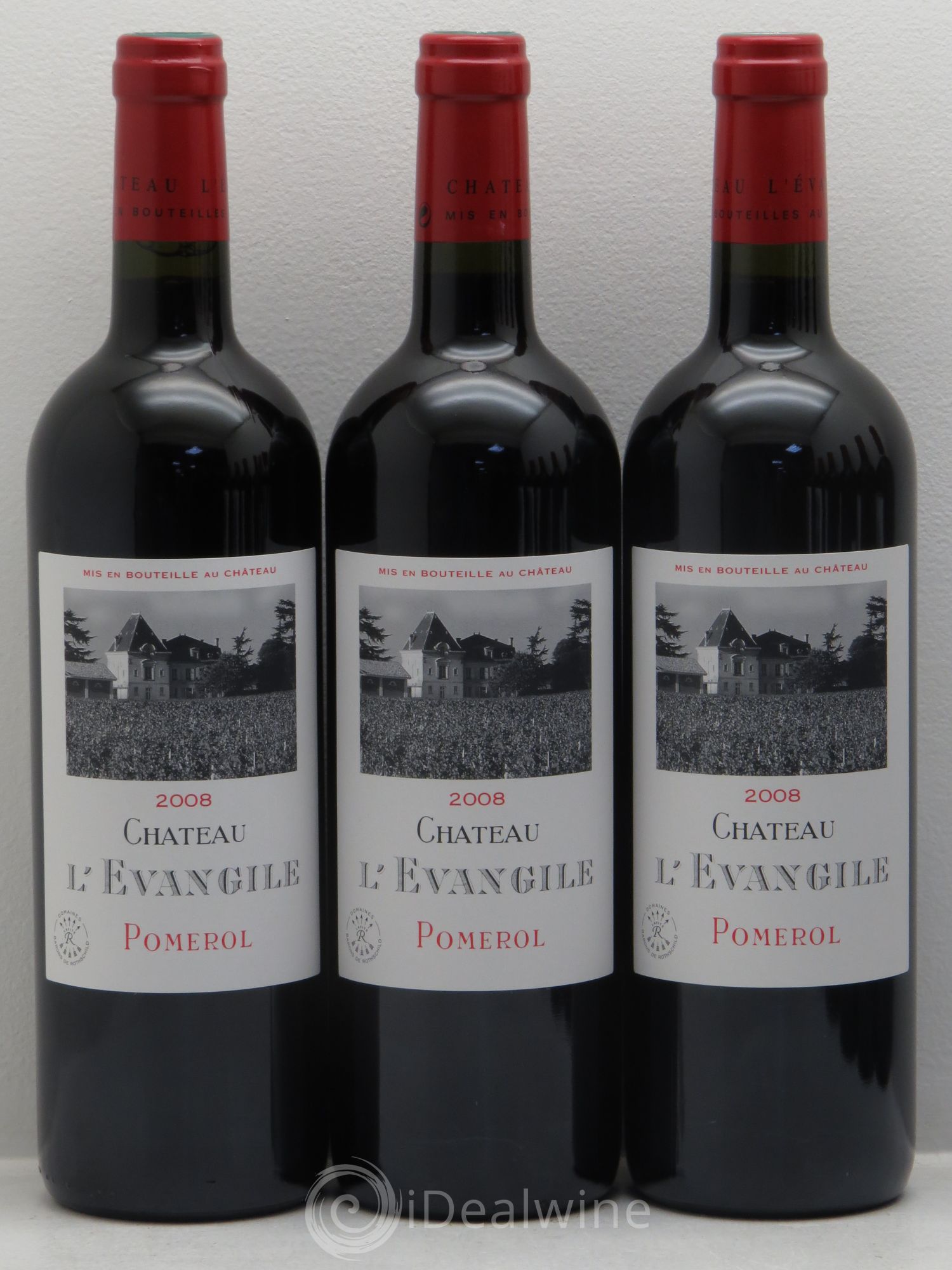 Château l' Évangile 2008 - Lot de 12 bouteilles - 2