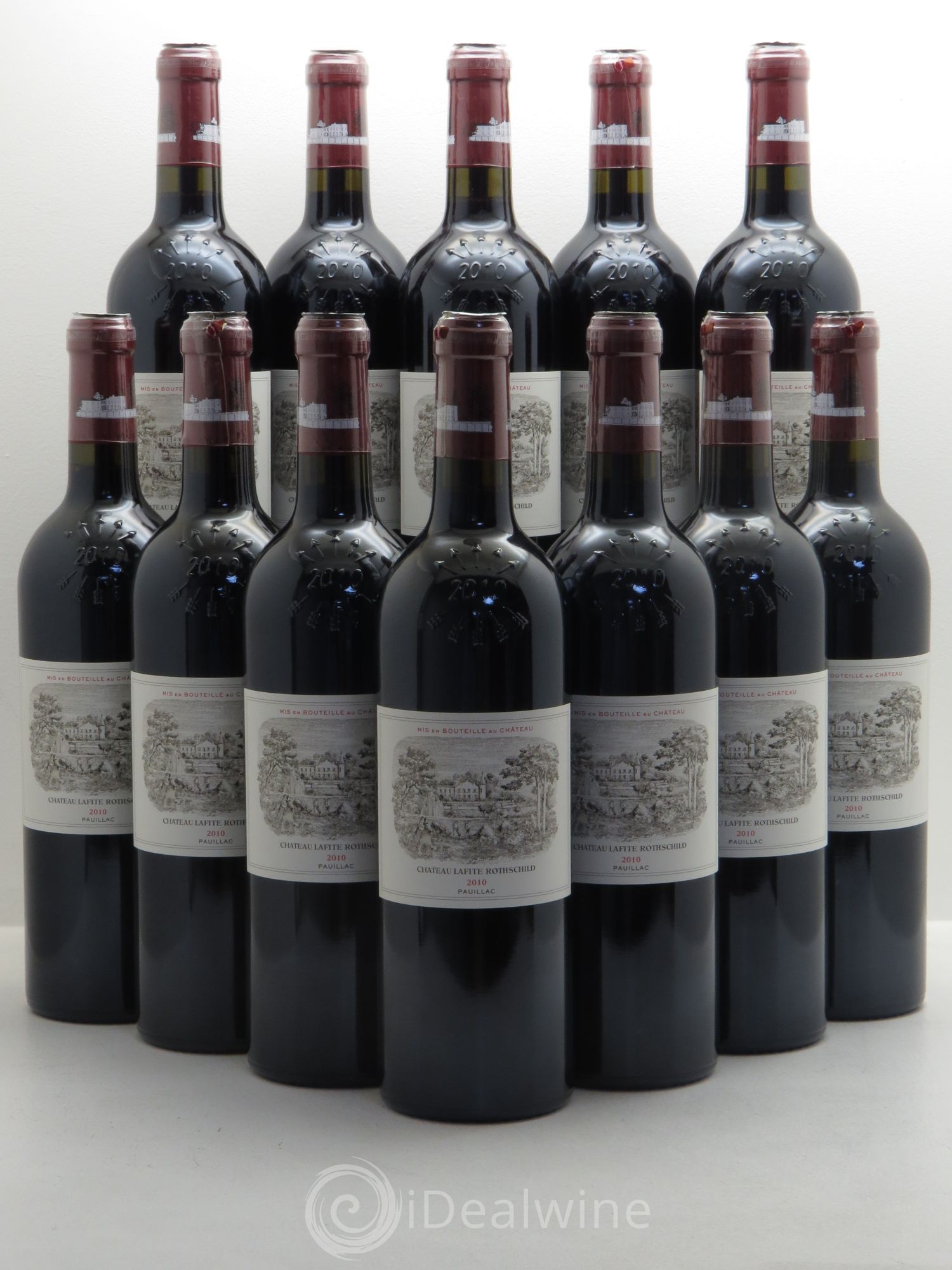 Château Lafite Rothschild 1er Grand Cru Classé 2010 - Lot de 12 bouteilles - 0