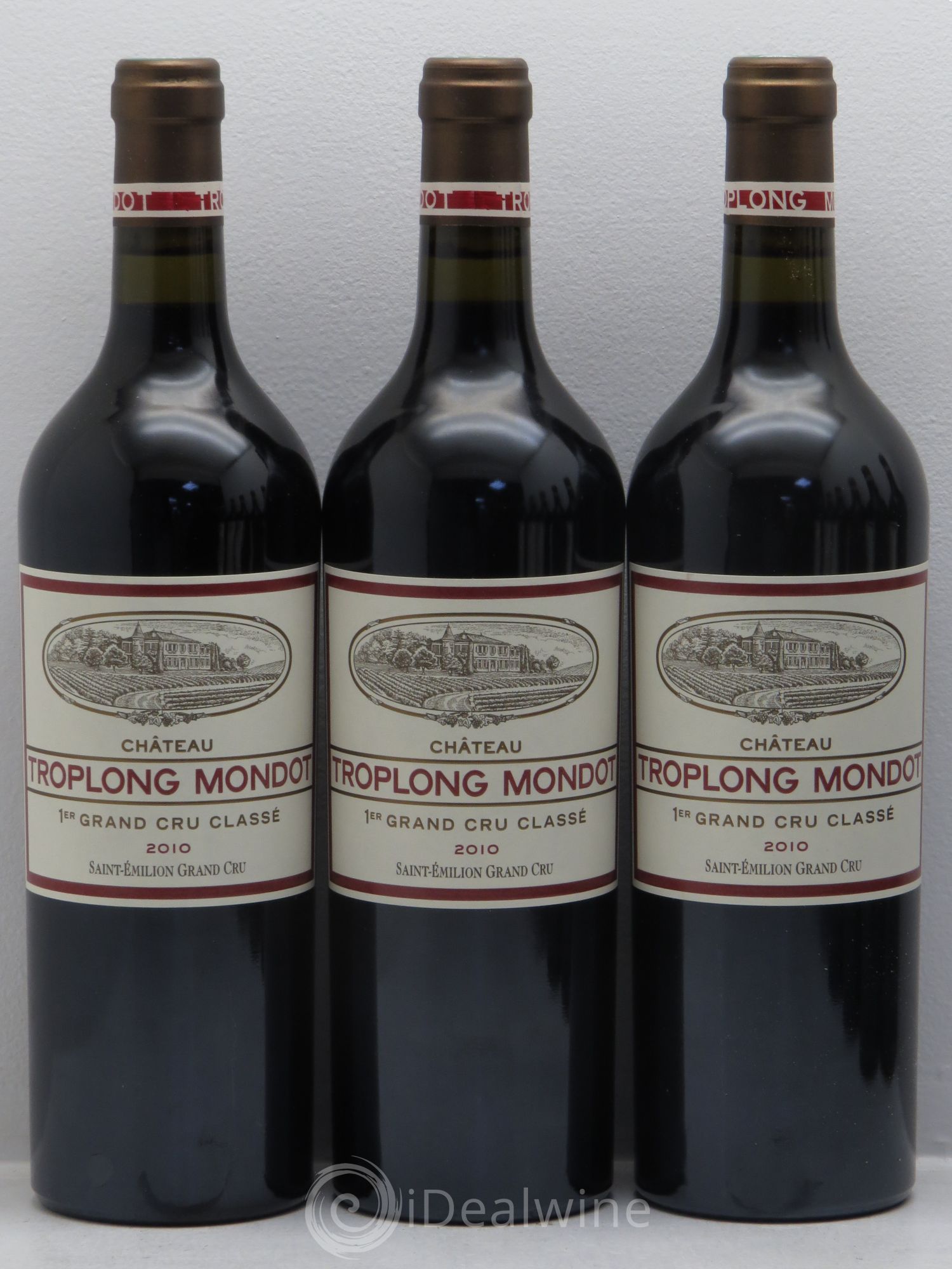 Château Troplong Mondot 1er Grand Cru Classé B 2010 - Lot de 12 bouteilles - 2