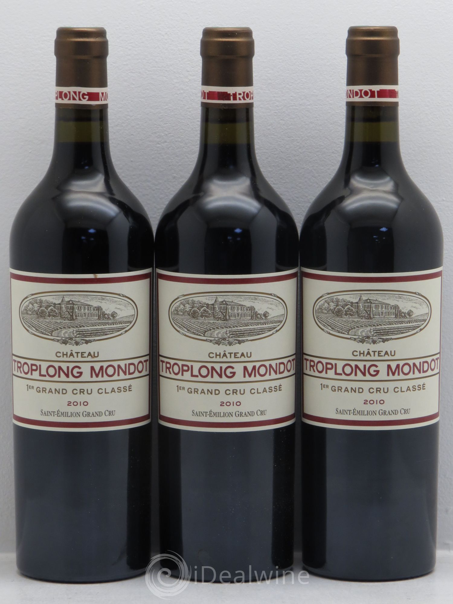 Château Troplong Mondot 1er Grand Cru Classé B 2010 - Lot de 12 bouteilles - 4
