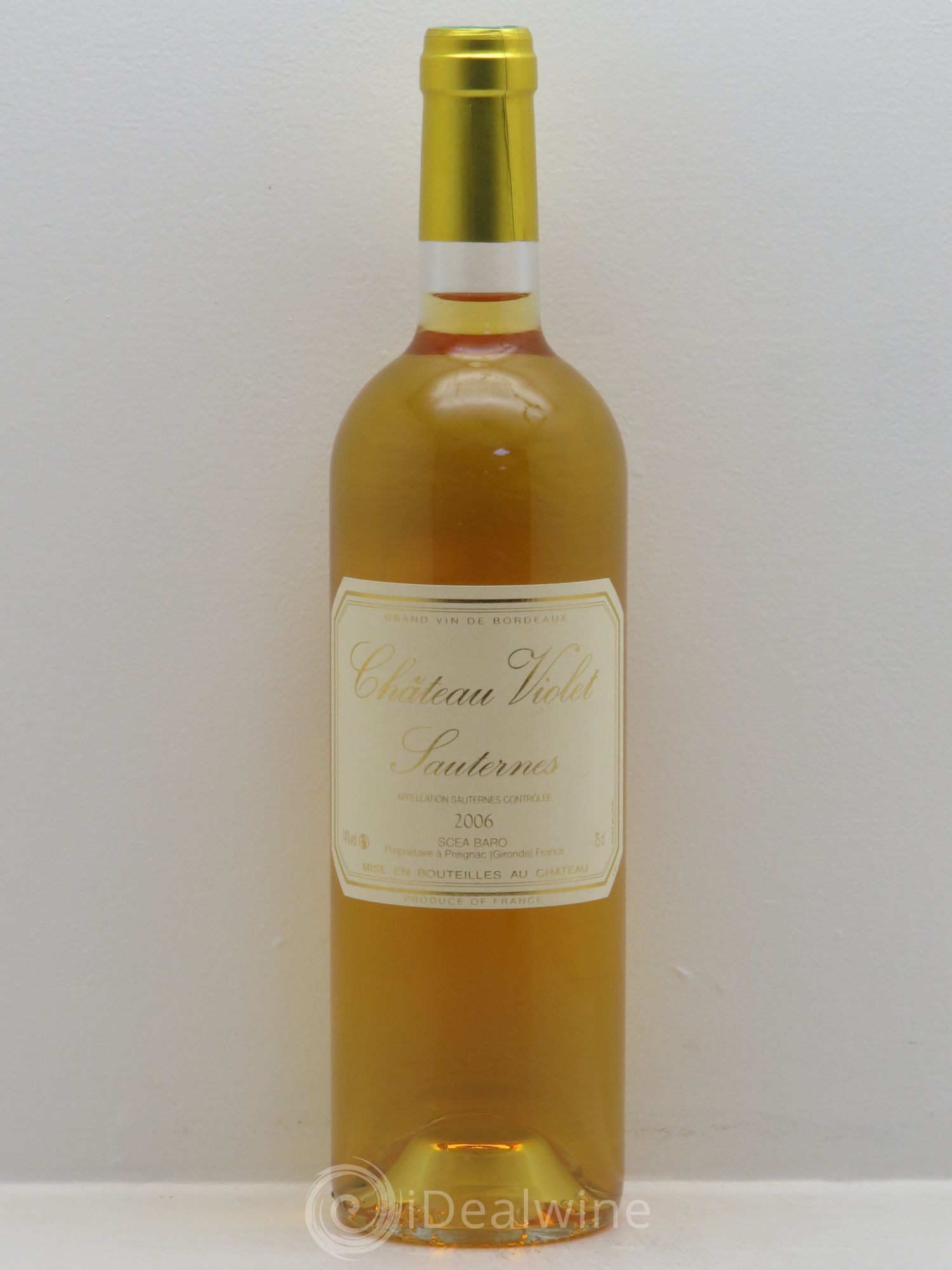 Sauternes Château Violet 2006 - Lotto di 1 bottiglia - 0