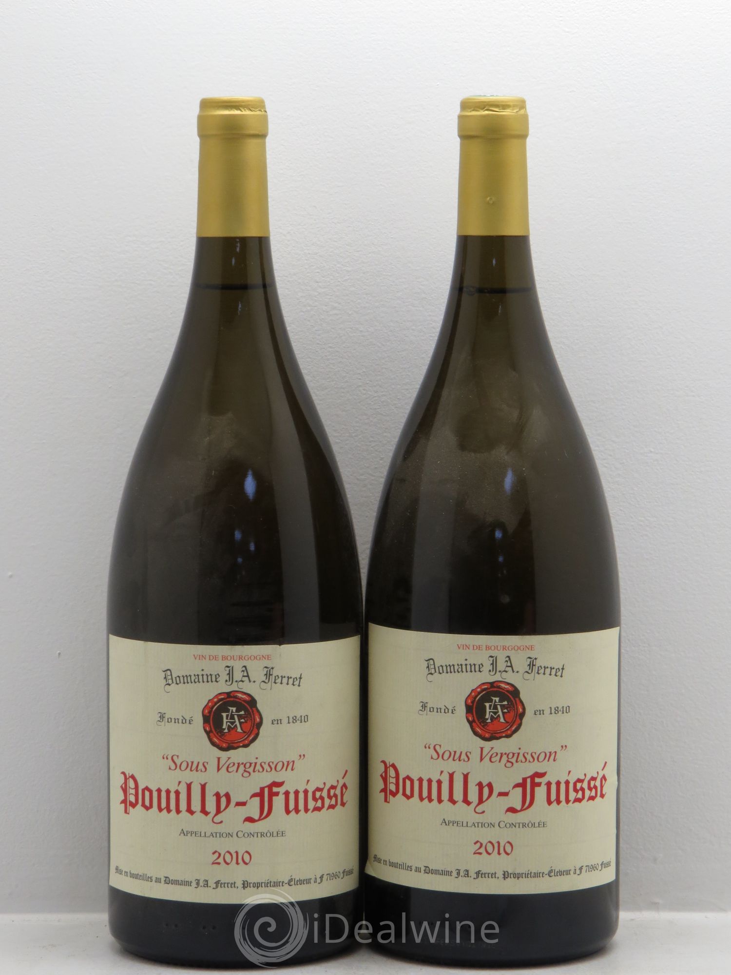 Pouilly-Fuissé sous vergisson 2010 - Posten von 2 Magnum - 0