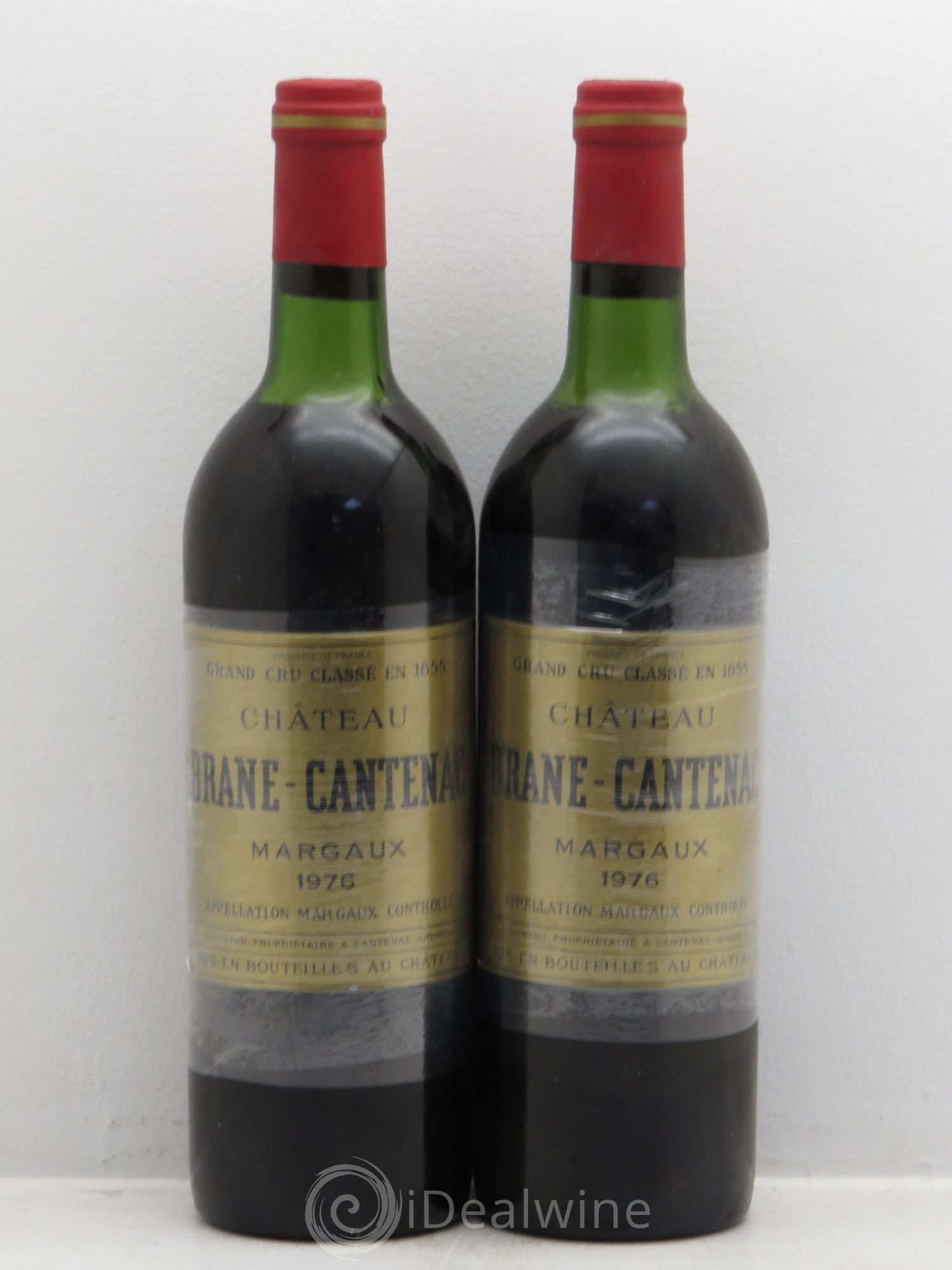 Château Brane Cantenac 2ème Grand Cru Classé 1976 - Lot de 2 bouteilles - 0