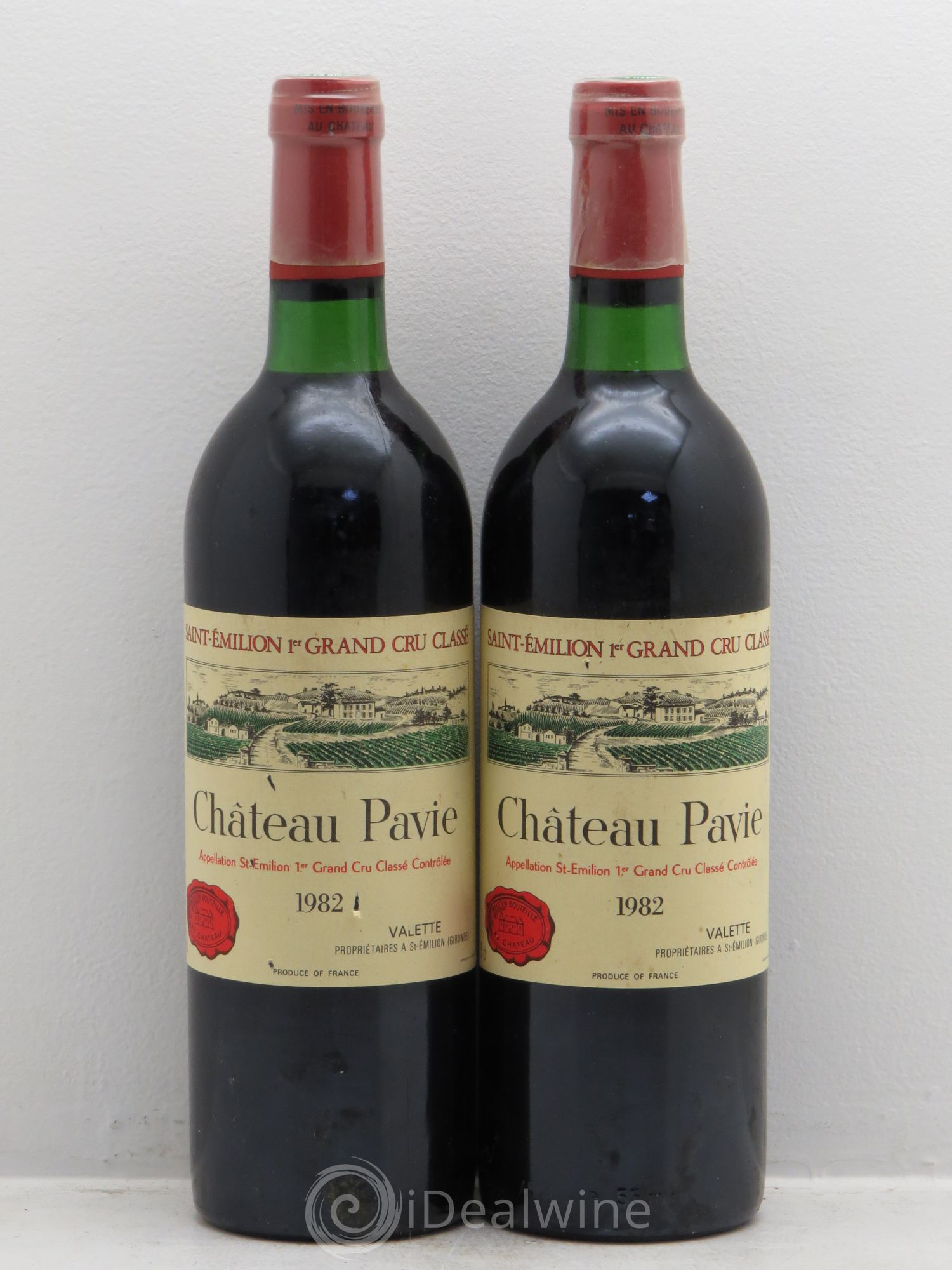 Château Pavie 1er Grand Cru Classé A 1982 - Lot de 2 bouteilles - 0