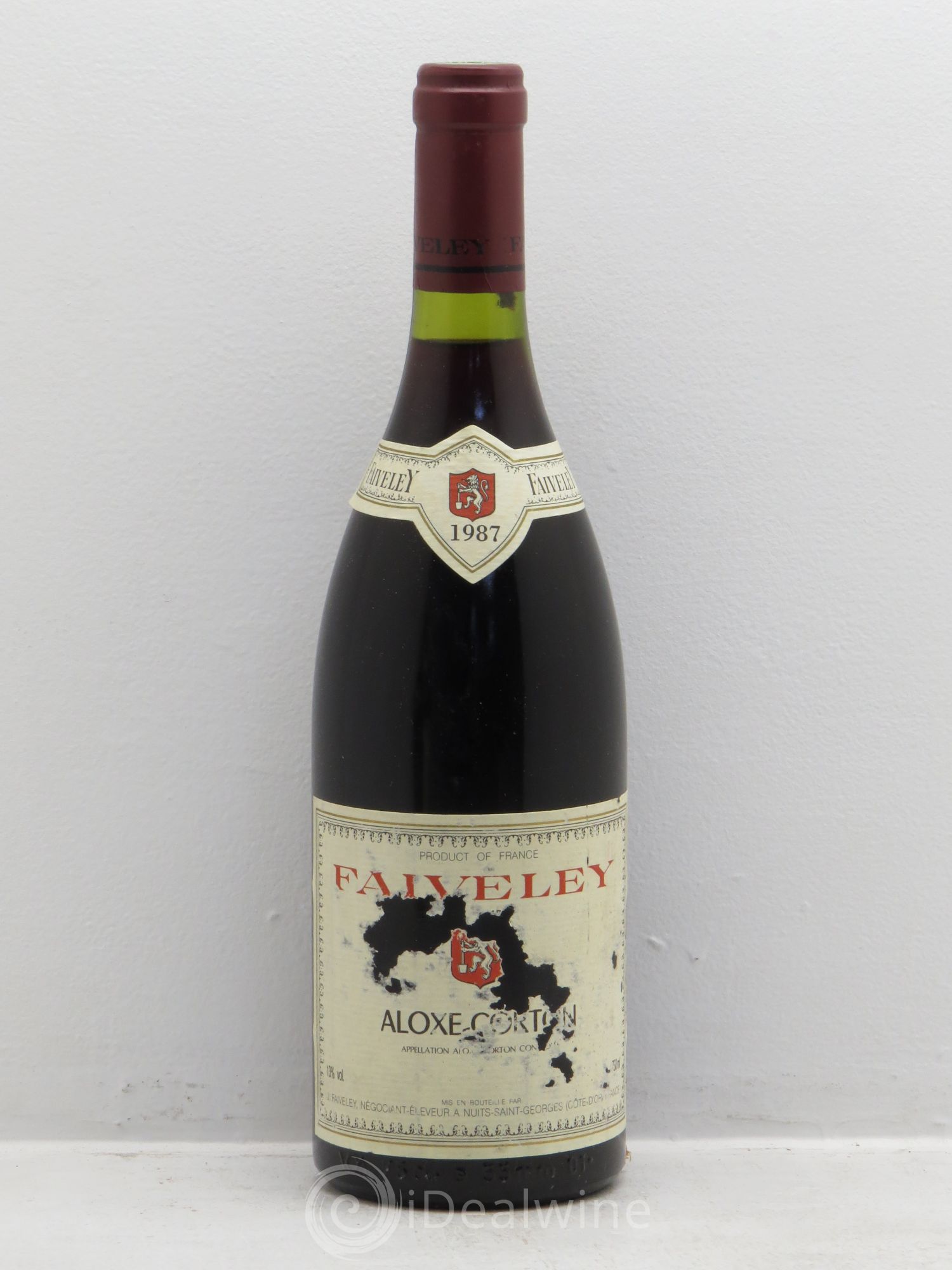 Aloxe-Corton Faiveley 1987 - Lot de 6 bouteilles - 0