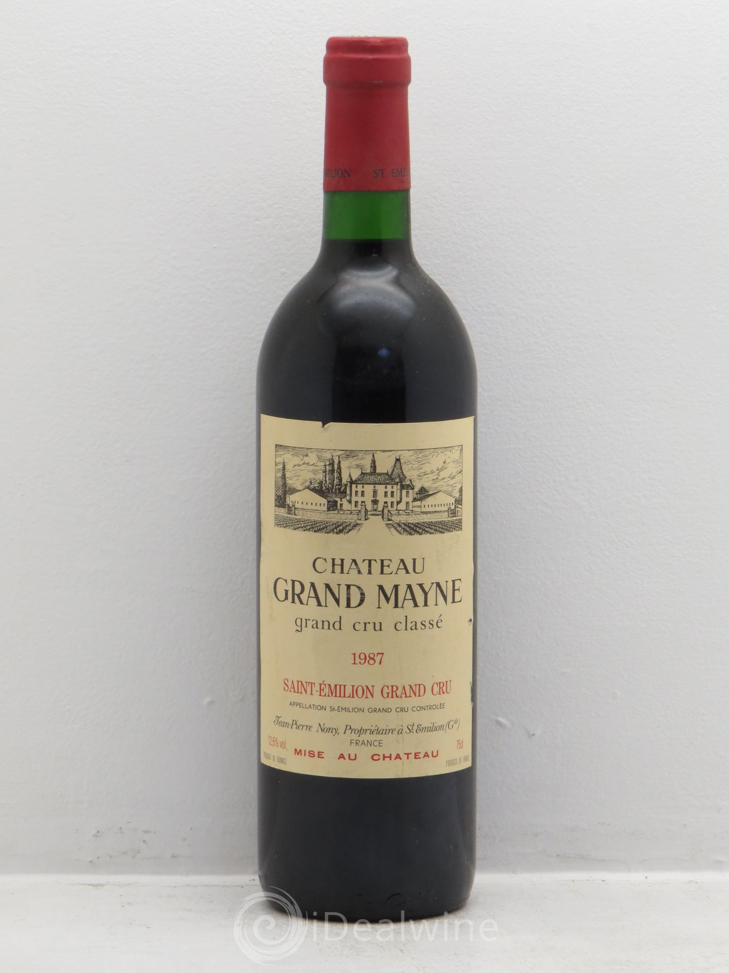 Château Grand Mayne Grand Cru Classé 1987 - Lot de 1 bouteille - 0