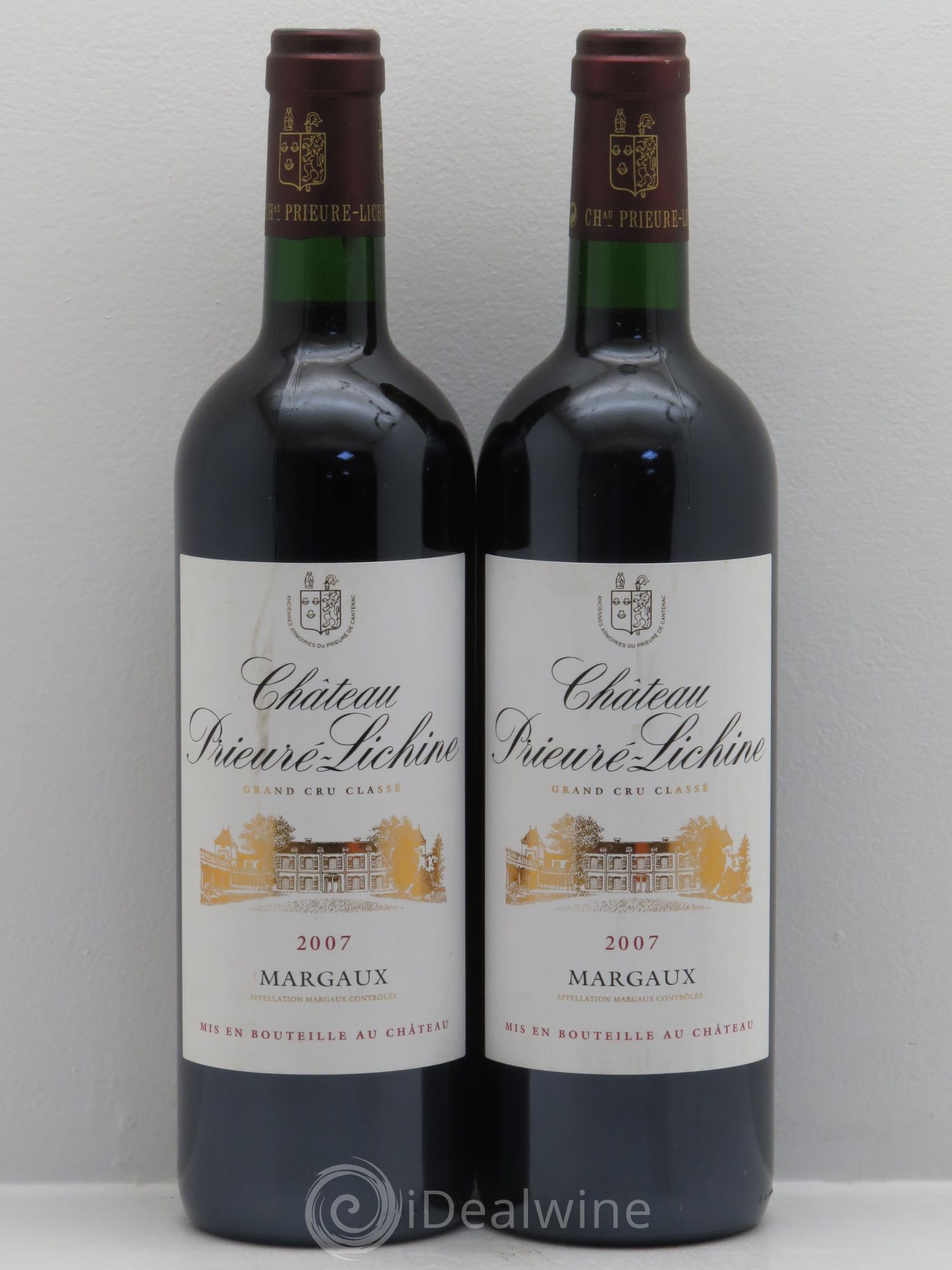 Château Prieuré Lichine 4ème Grand Cru Classé 2007 - Lot de 2 bouteilles - 0